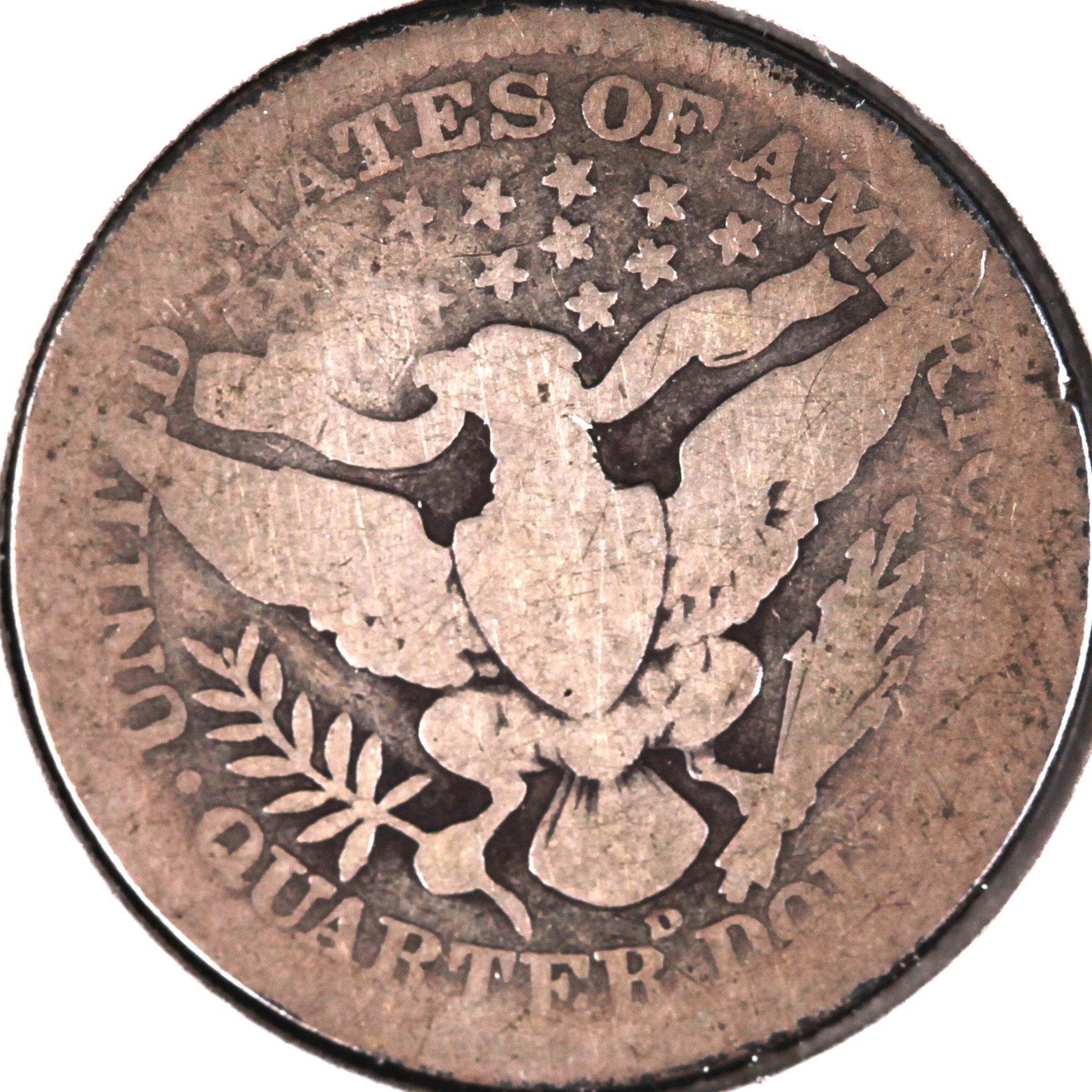1910-D Barber Quarter, Good Circulated Coin, Store #07933