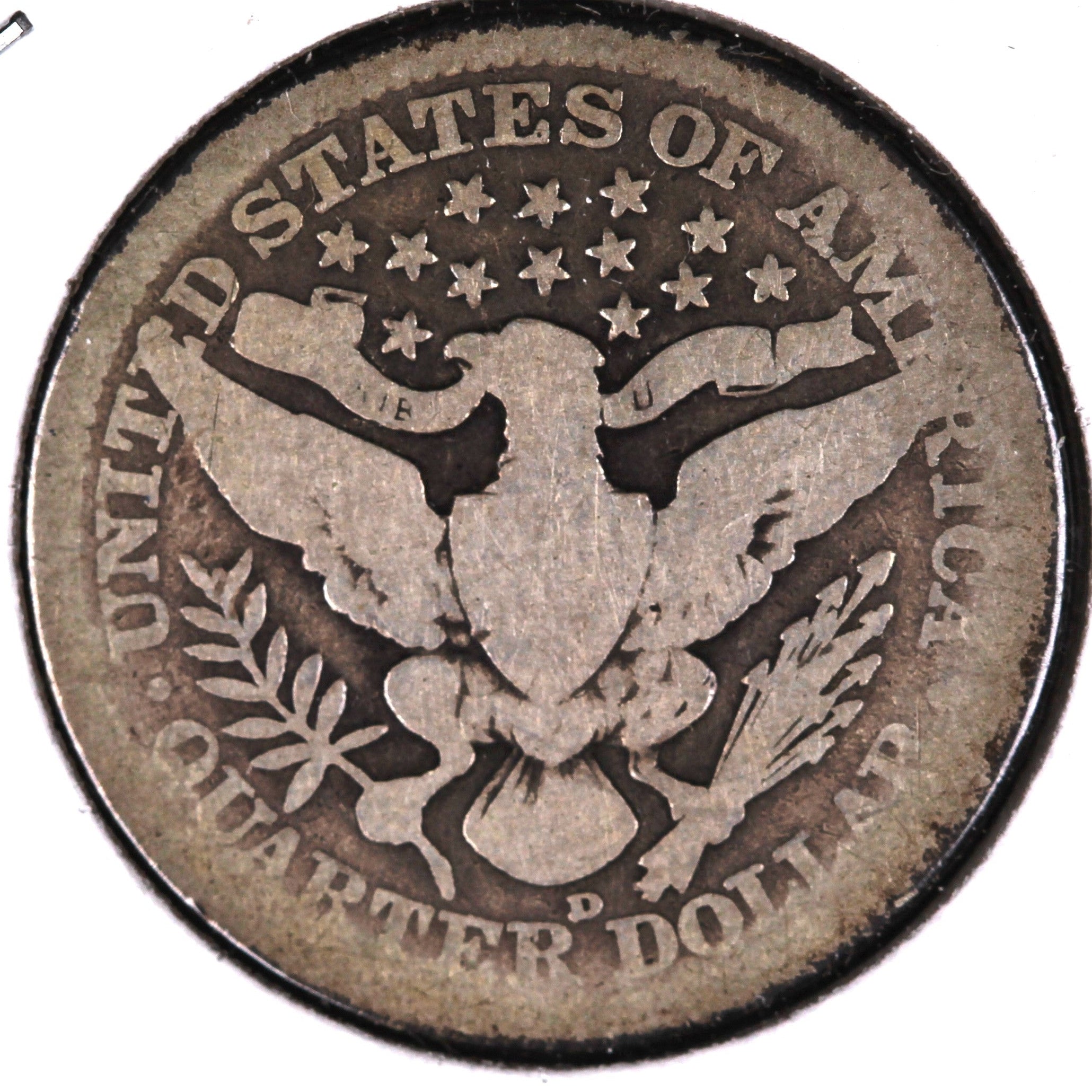 1913-D Barber Quarter, About Good Circulated Coin, Store #07962
