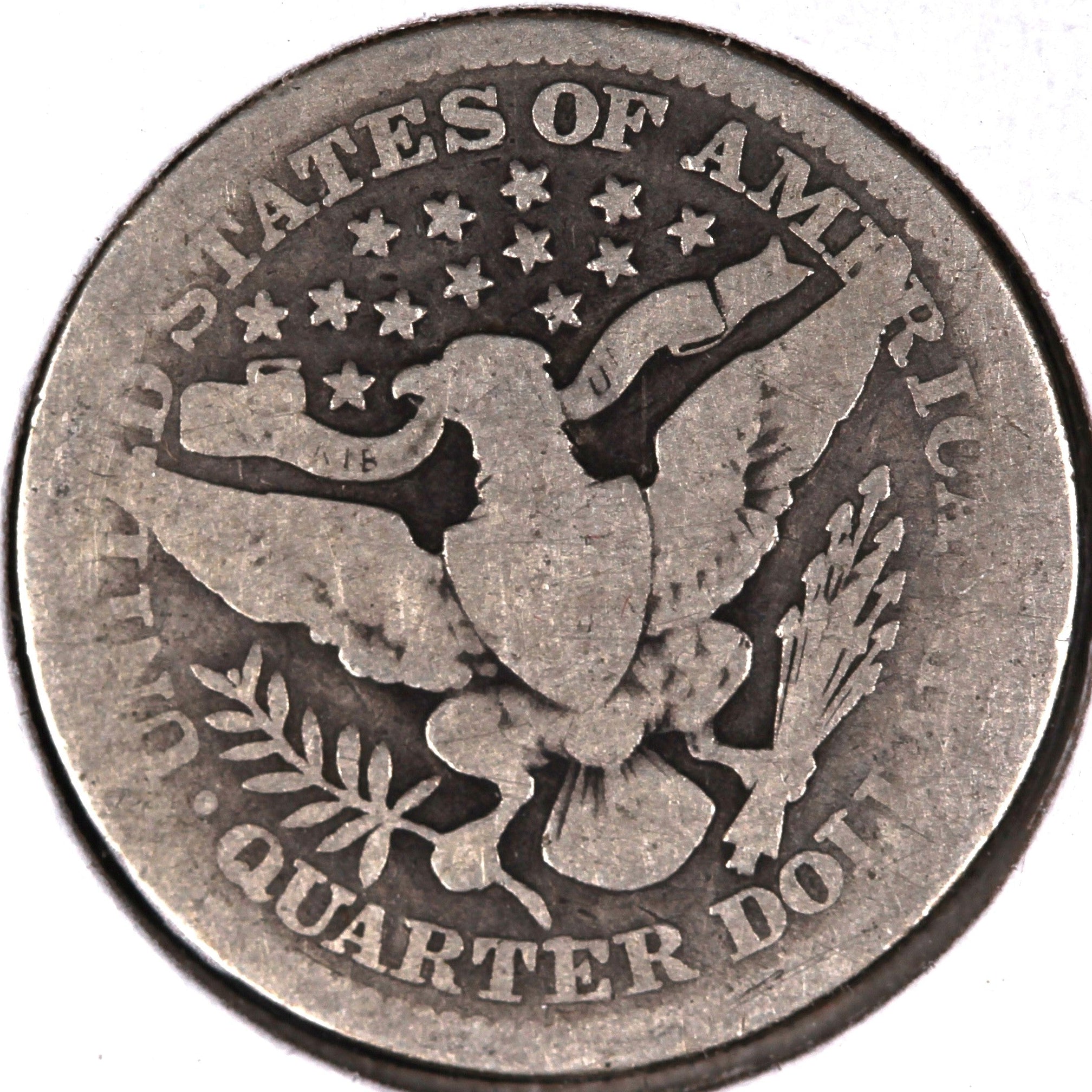 1915 Barber Quarter, Good Circulated Coin, Store # 08007