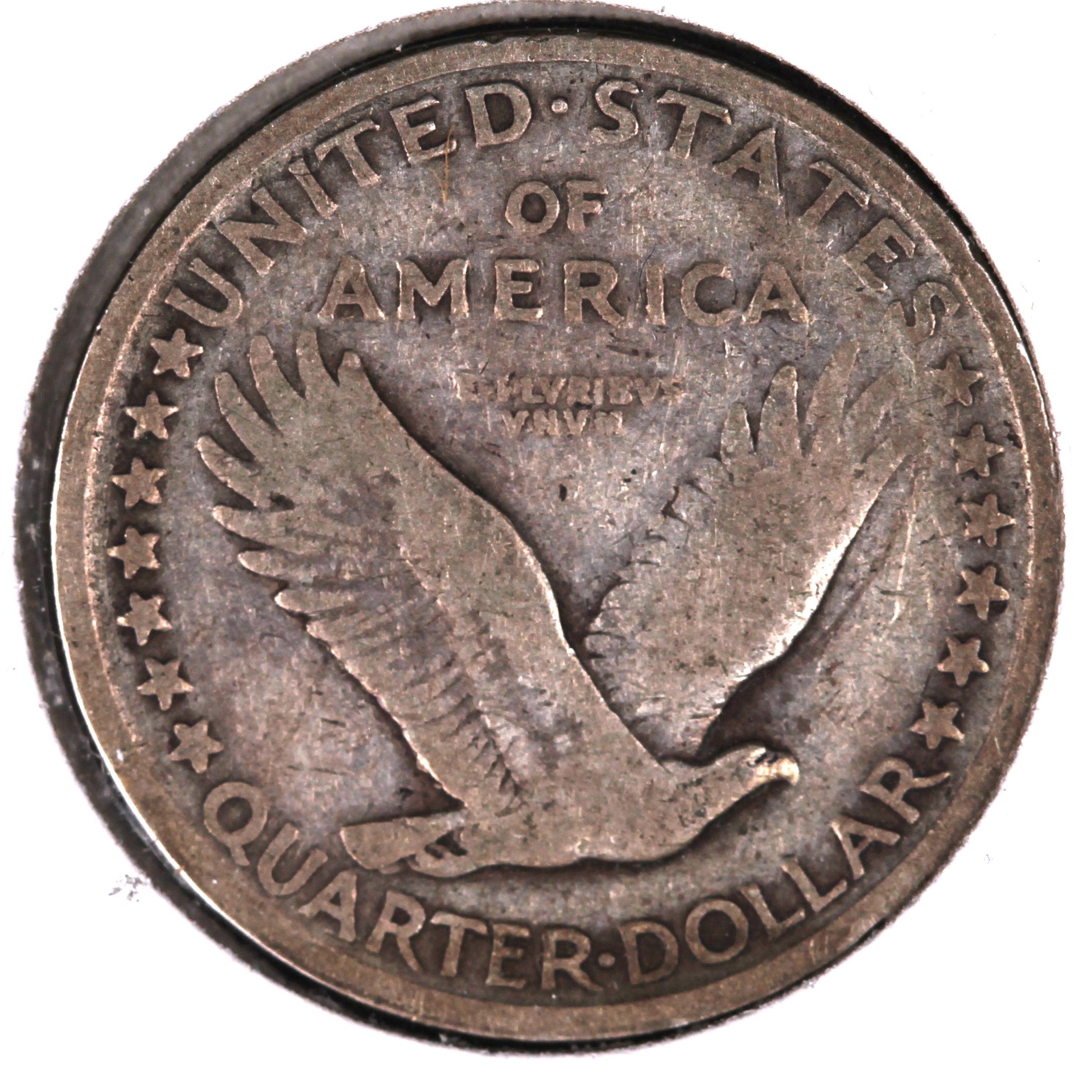 1917 T-1 Standing Liberty Quarter, Fine+ Circulated Coin, Store #08058