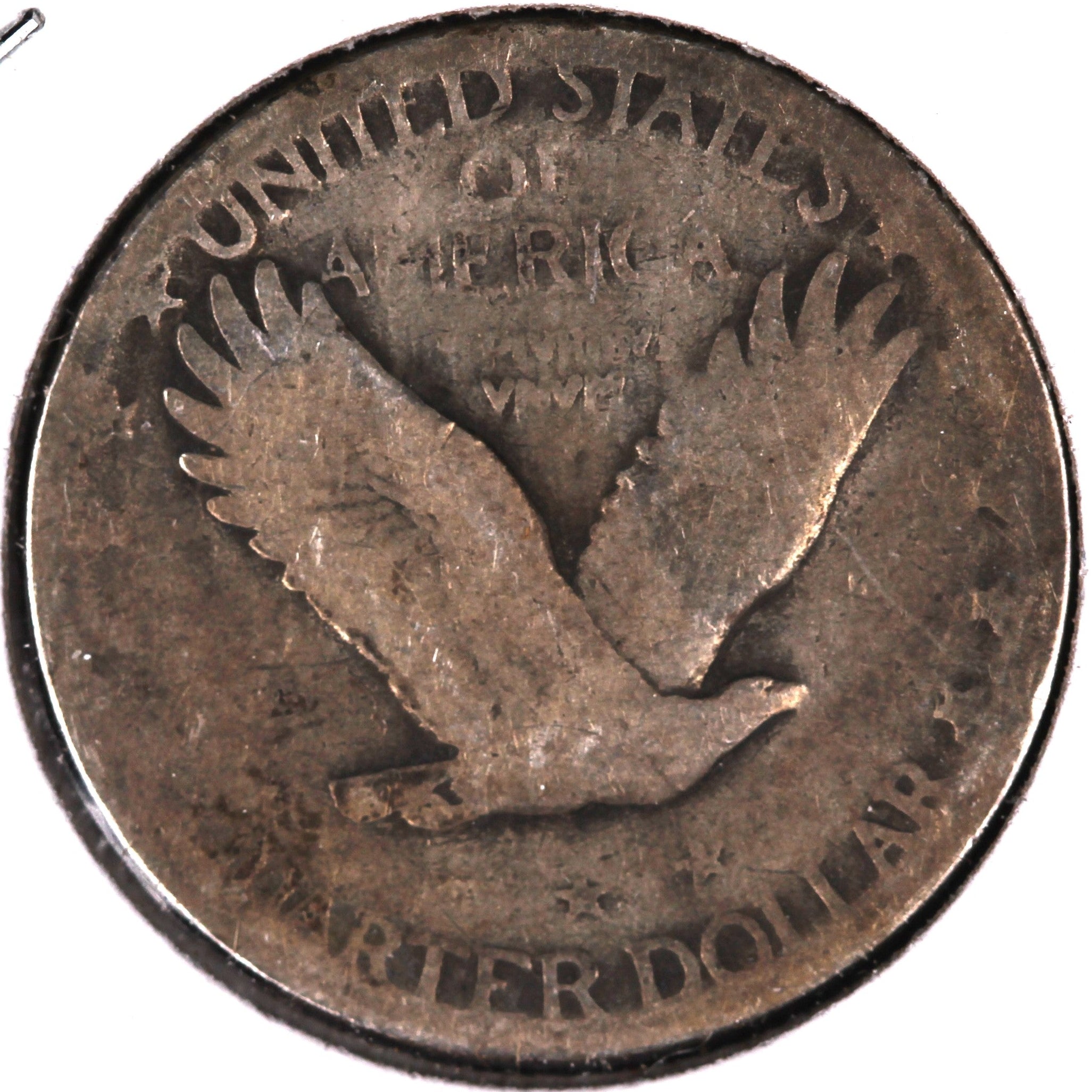 1926-S Standing Liberty Silver Quarter, Good Circulated Coin. Store #QR1644.