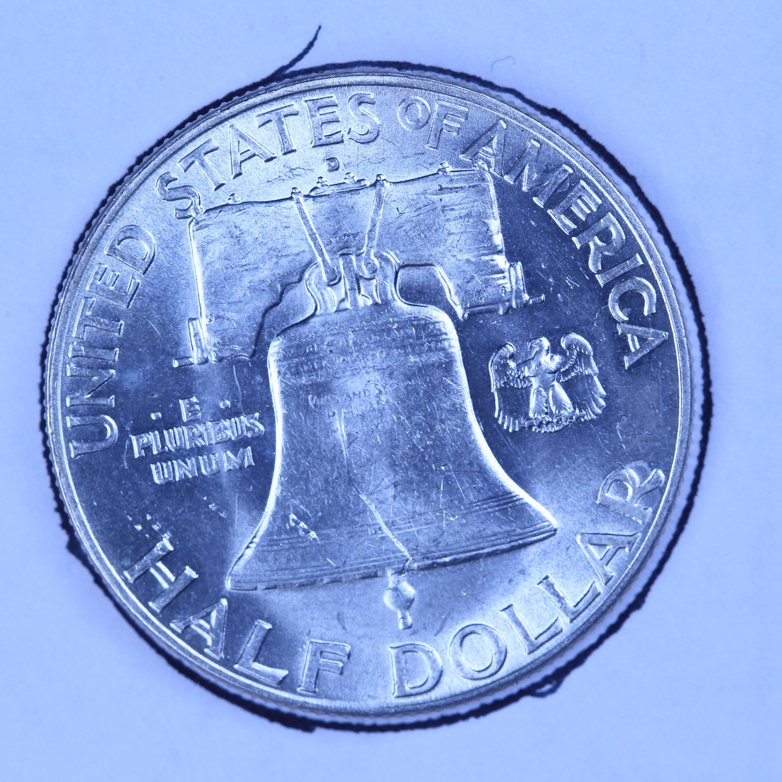 1949-D Franklin Half Dollar, Gem Uncirculated Collectible Coin. Store #10815