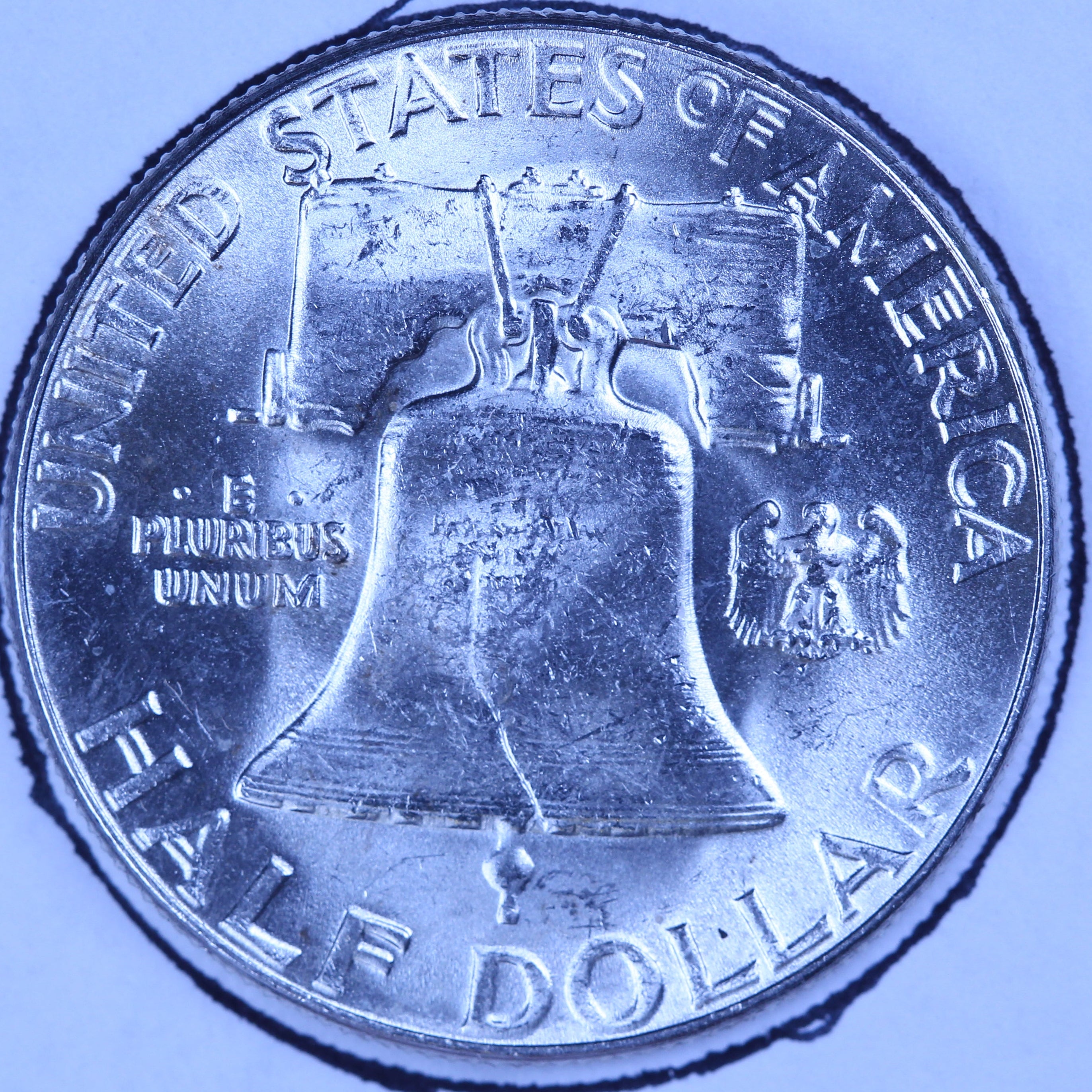 1955 Franklin Half Dollar, Gem Uncirculated Collectible Coin. Store #10881