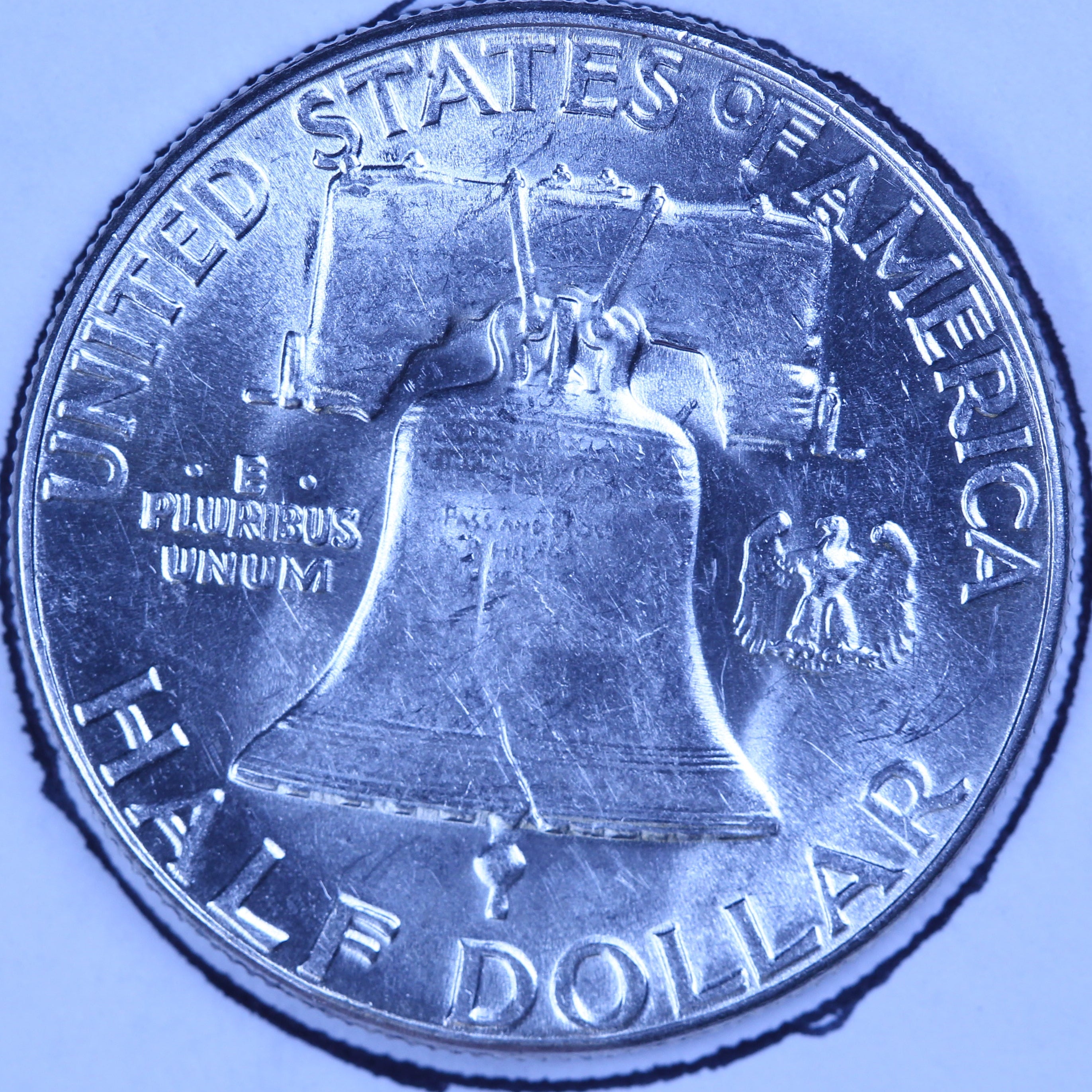 1958 Franklin Half Dollar, Mint State Uncirculated Coin, Store #10889