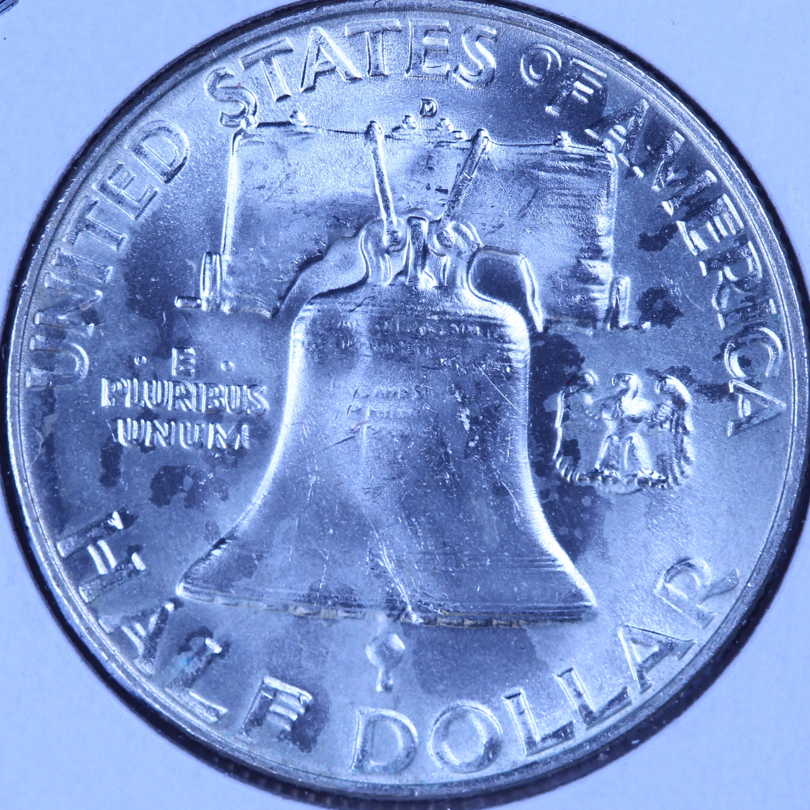1958-D Franklin Half Dollar, Mint State Uncirculated Coin, Store #10891