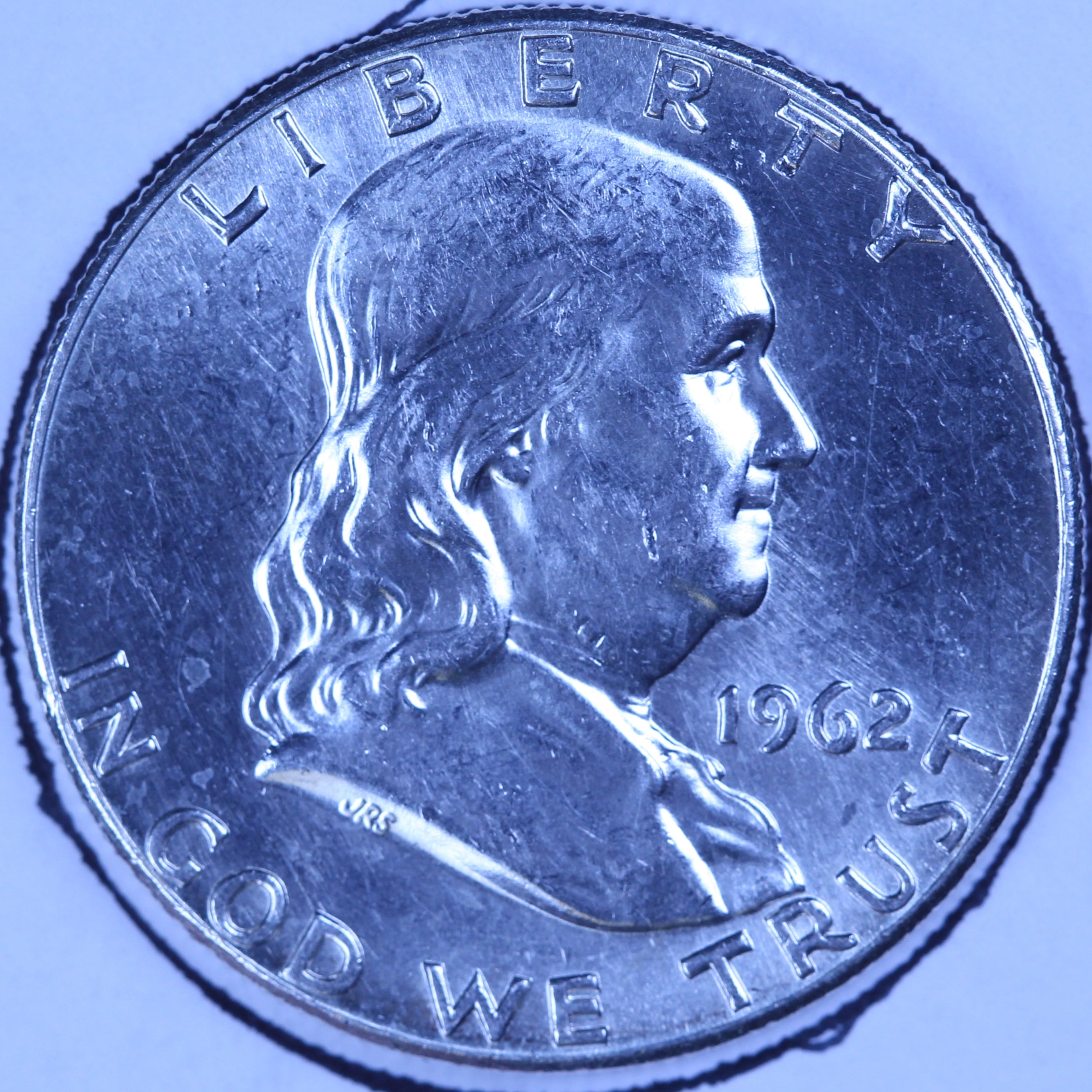 1962 Franklin Half Dollar, Mint State Uncirculated Coin. Store #10903