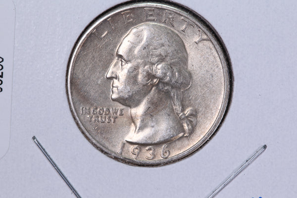 1936 Washington Quarter. Affordable Circulated Collectable Coin. Store # 08280