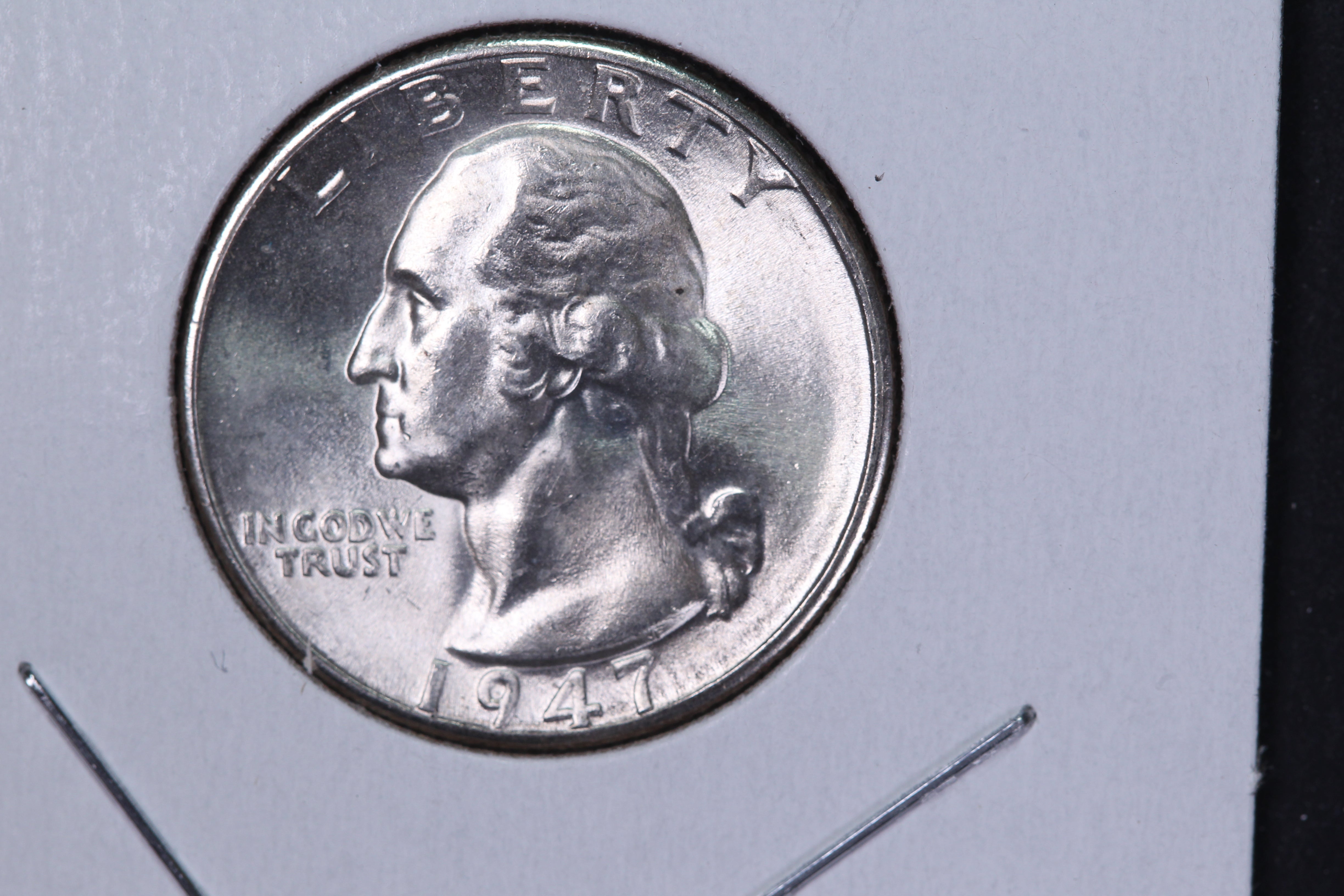 1947-D Washington Quarter. Affordable Circulated Collectable Coin. Store # QR1721