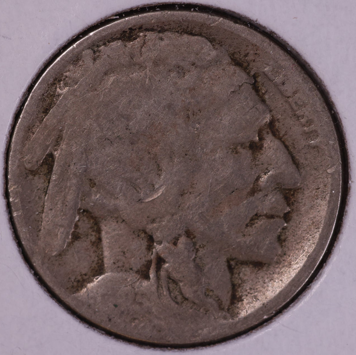 1925-D Buffalo Nickel. Good Circulated Coin. Store #NL825