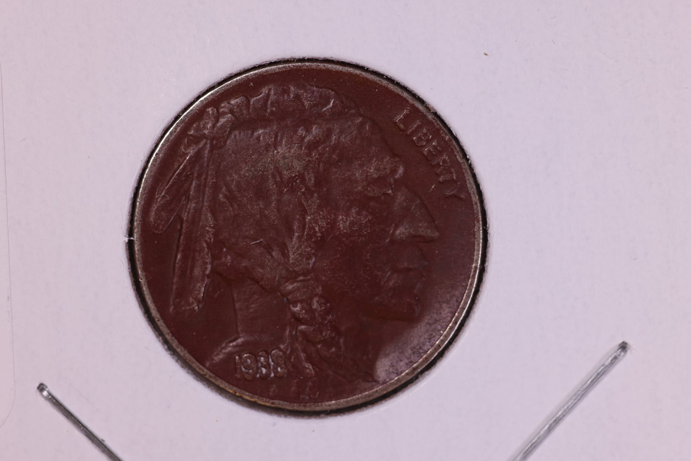 1938-D Buffalo Nickel. Affordable Circulated Coin. Store #11157
