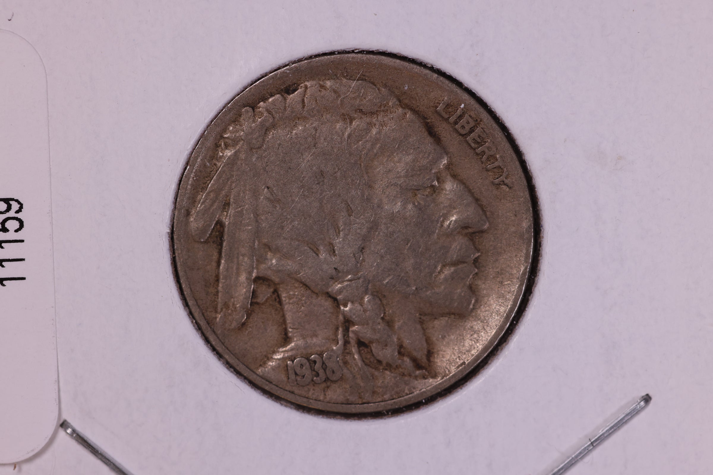 1938-D Buffalo Nickel. Affordable Circulated Coin. Store #11159