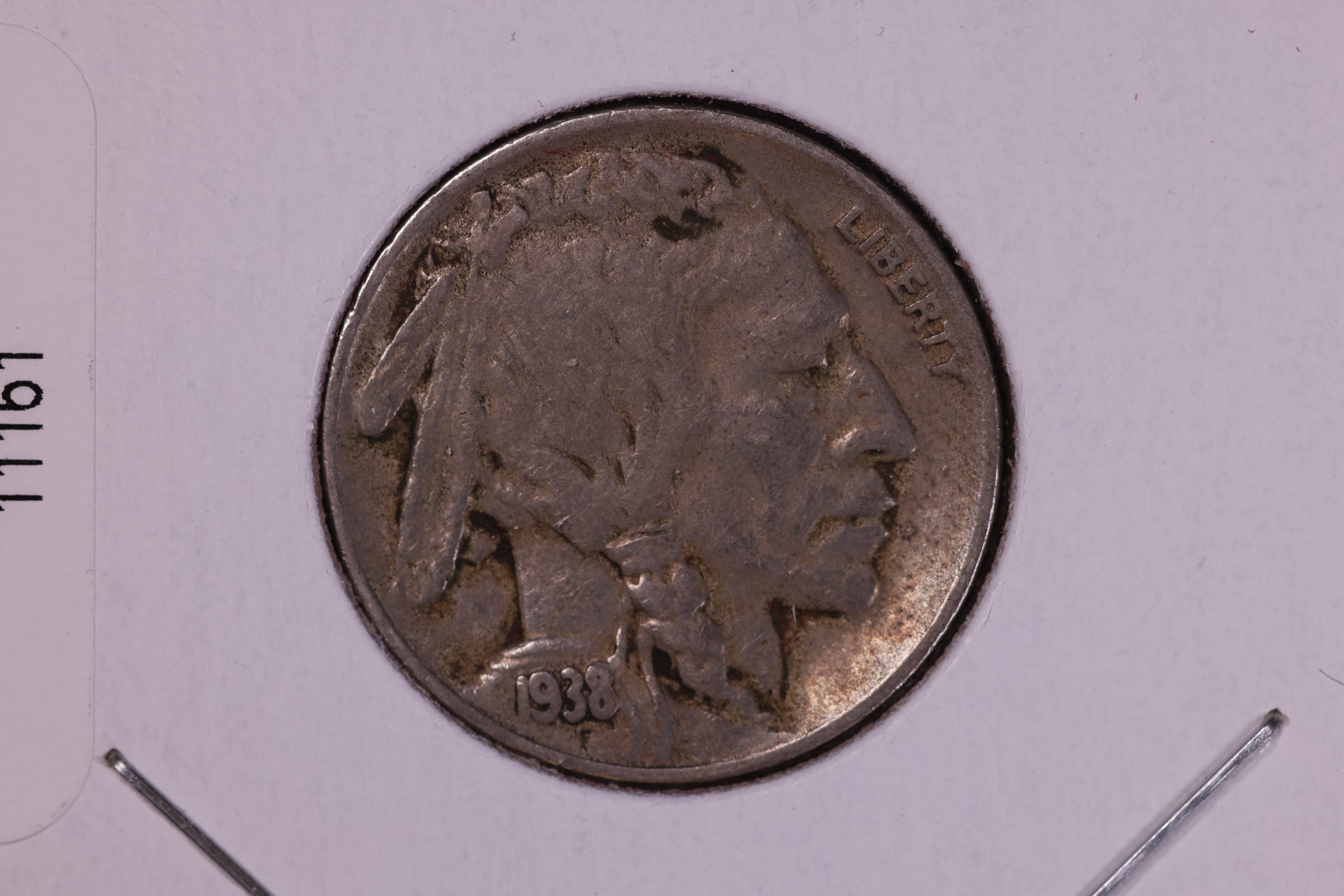 1938-D Buffalo Nickel. Affordable Circulated Coin. Store #11161-1