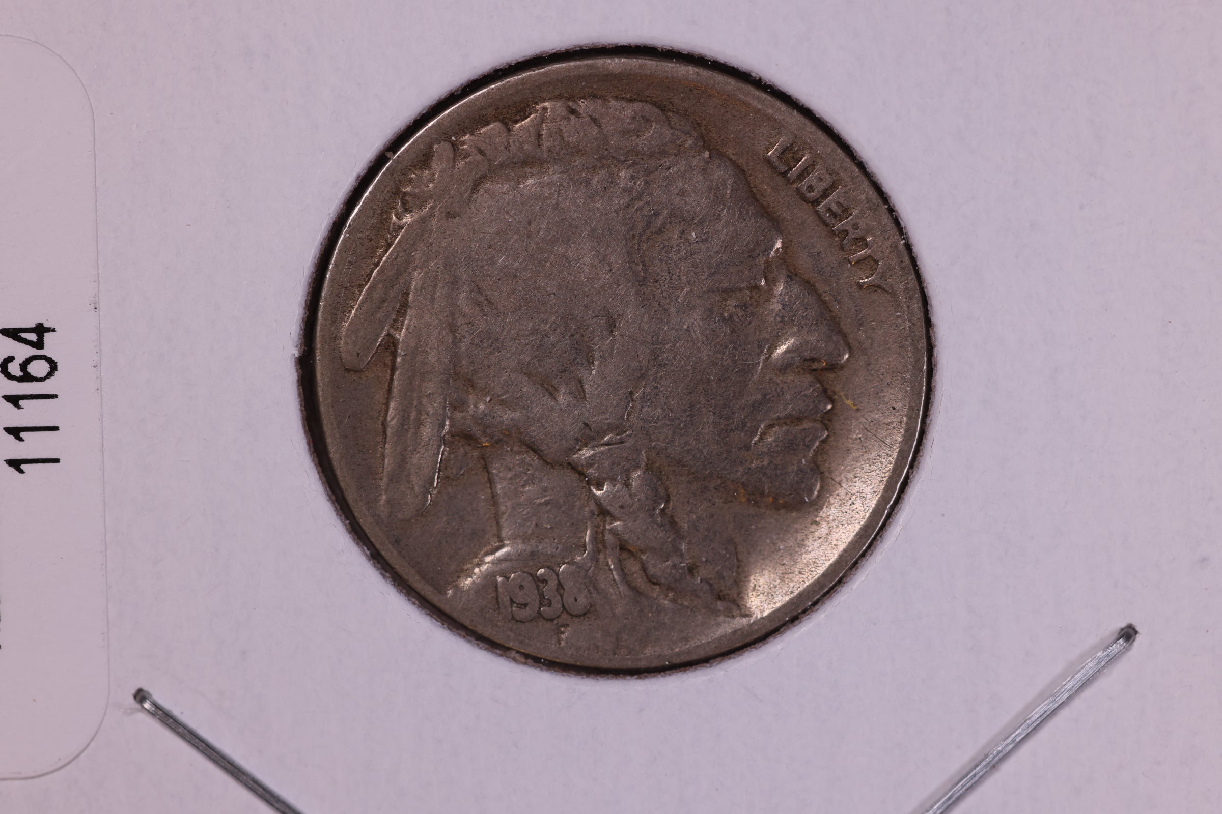 1938-D Buffalo Nickel. Affordable Circulated Coin. Store #11164