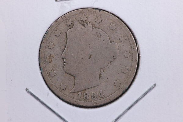 1894 Liberty Nickel, Circulated Collectible Coin. Store #11689