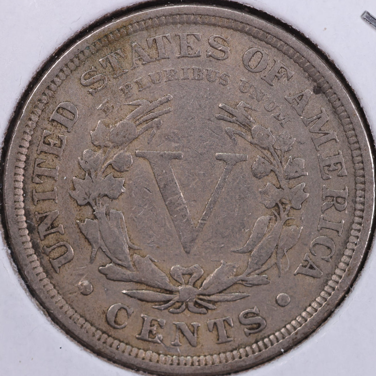 1908 Liberty Nickel, Very Good+ Circulated Coin. Store #11698