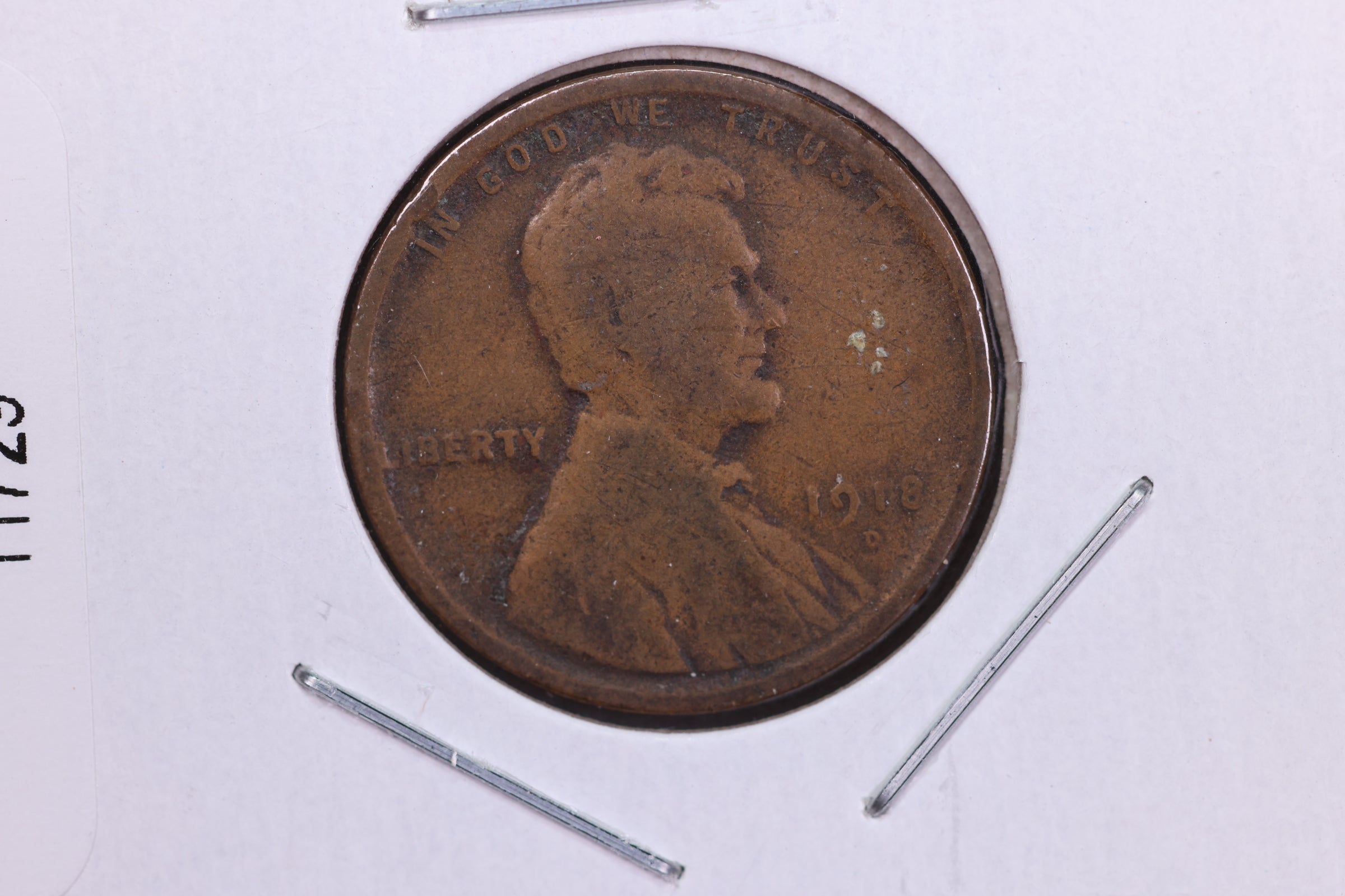 1918-D Lincoln Wheat Small Cent. Affordable Collectible Coin. Store # 11729