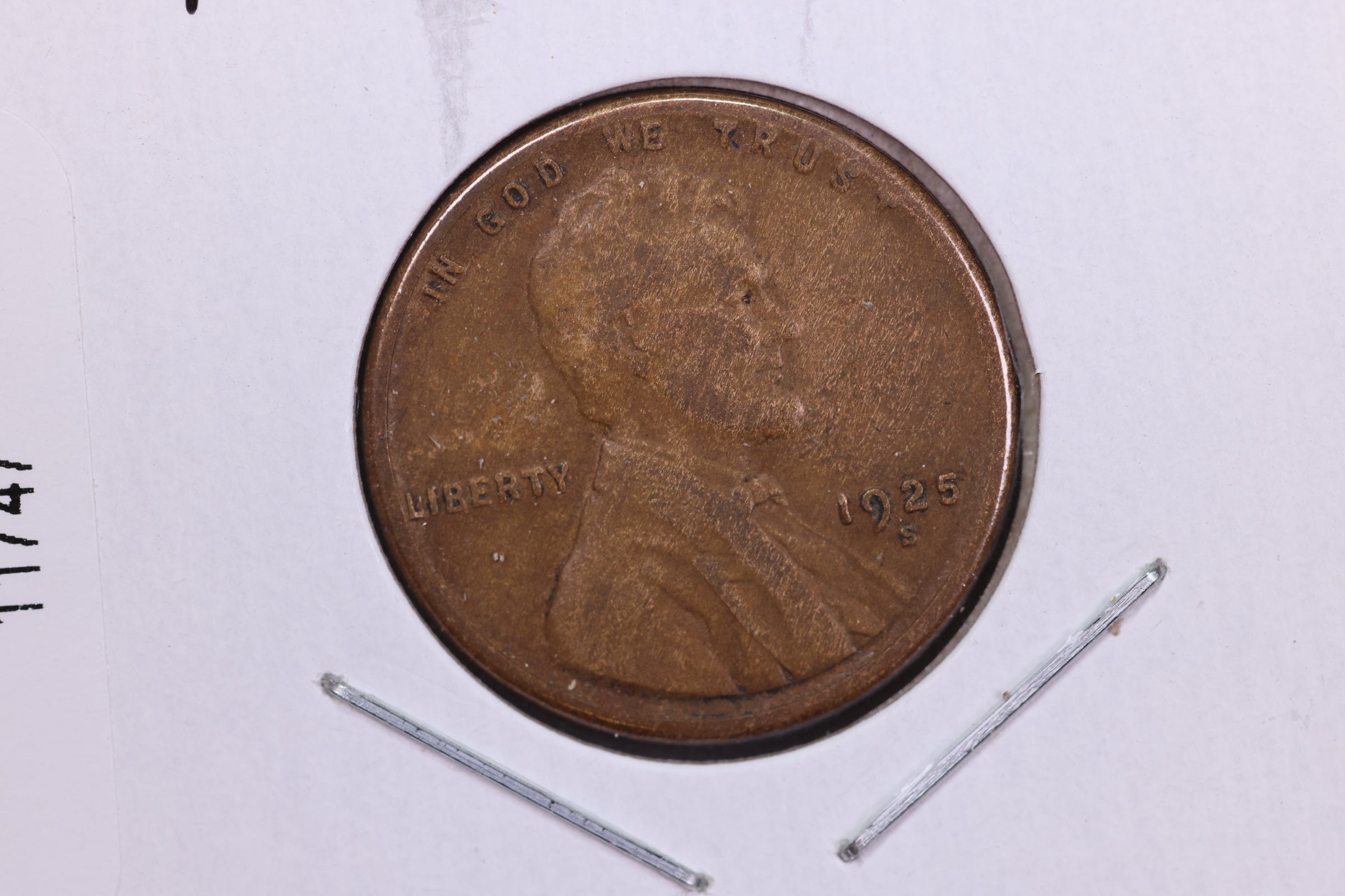 1925-S Lincoln Wheat Small Cent. Affordable Collectible Coin. Store # 11747