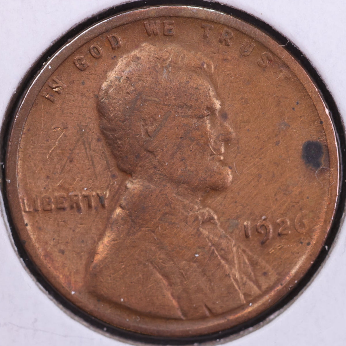 1926 Lincoln Cent, Very Good Circulated Coin, Store #11544