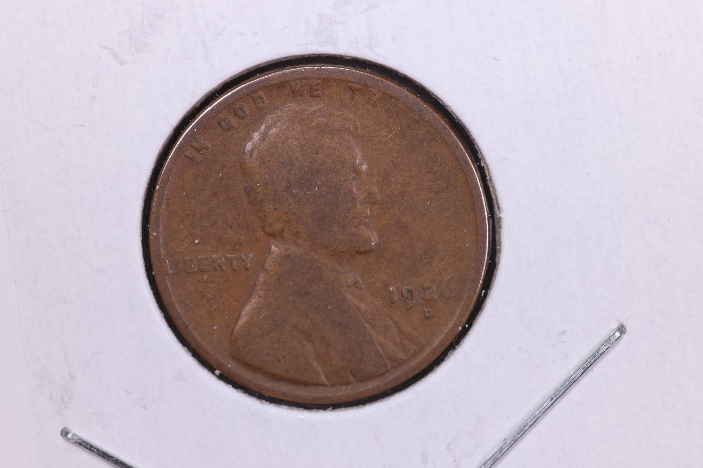 1926-D Lincoln Wheat Small Cent. Affordable Collectible Coin. Store # 11545