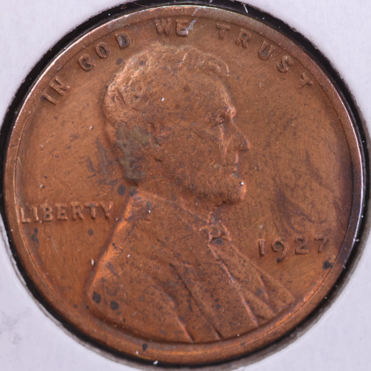 1927 Lincoln Cent, Fine Circulated Coin, Store #11547