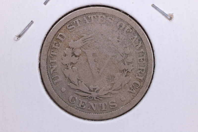 1884 Liberty Nickel, Circulated Collectible Coin. Store
