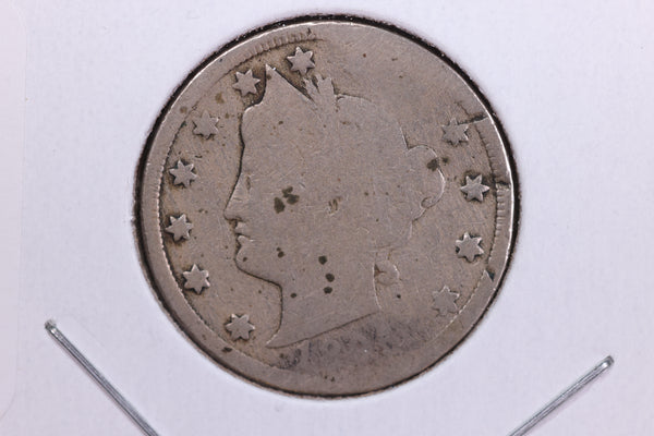 1885 Liberty Nickel, Circulated Collectible Coin. Store #11826