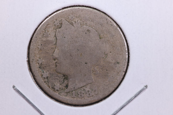 1887 Liberty Nickel, Circulated Collectible Coin. Store #11795