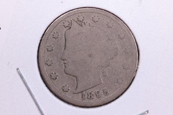 1895 Liberty Nickel, Circulated Collectible Coin. Store #11836