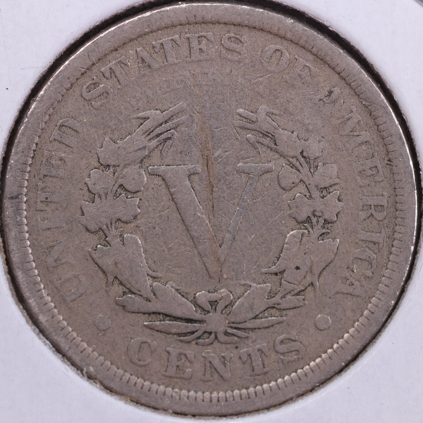 1904 Liberty Nickel, Very Good Circulated Coin, Store #11812