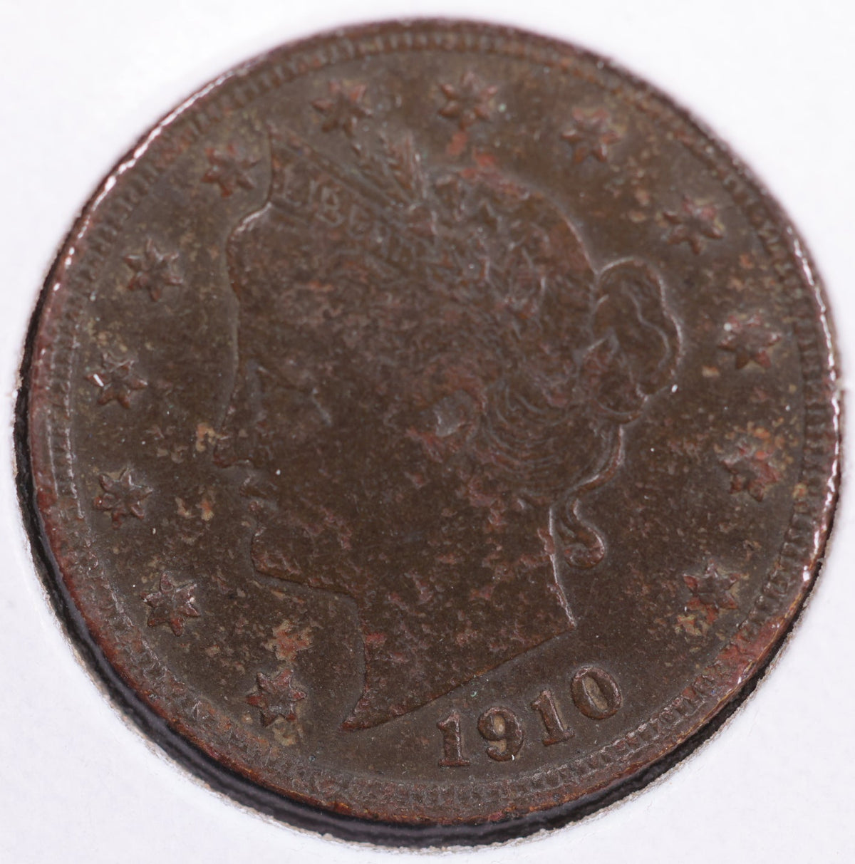 1910 Liberty Nickel, Circulated Collectible Coin. Store #NL473