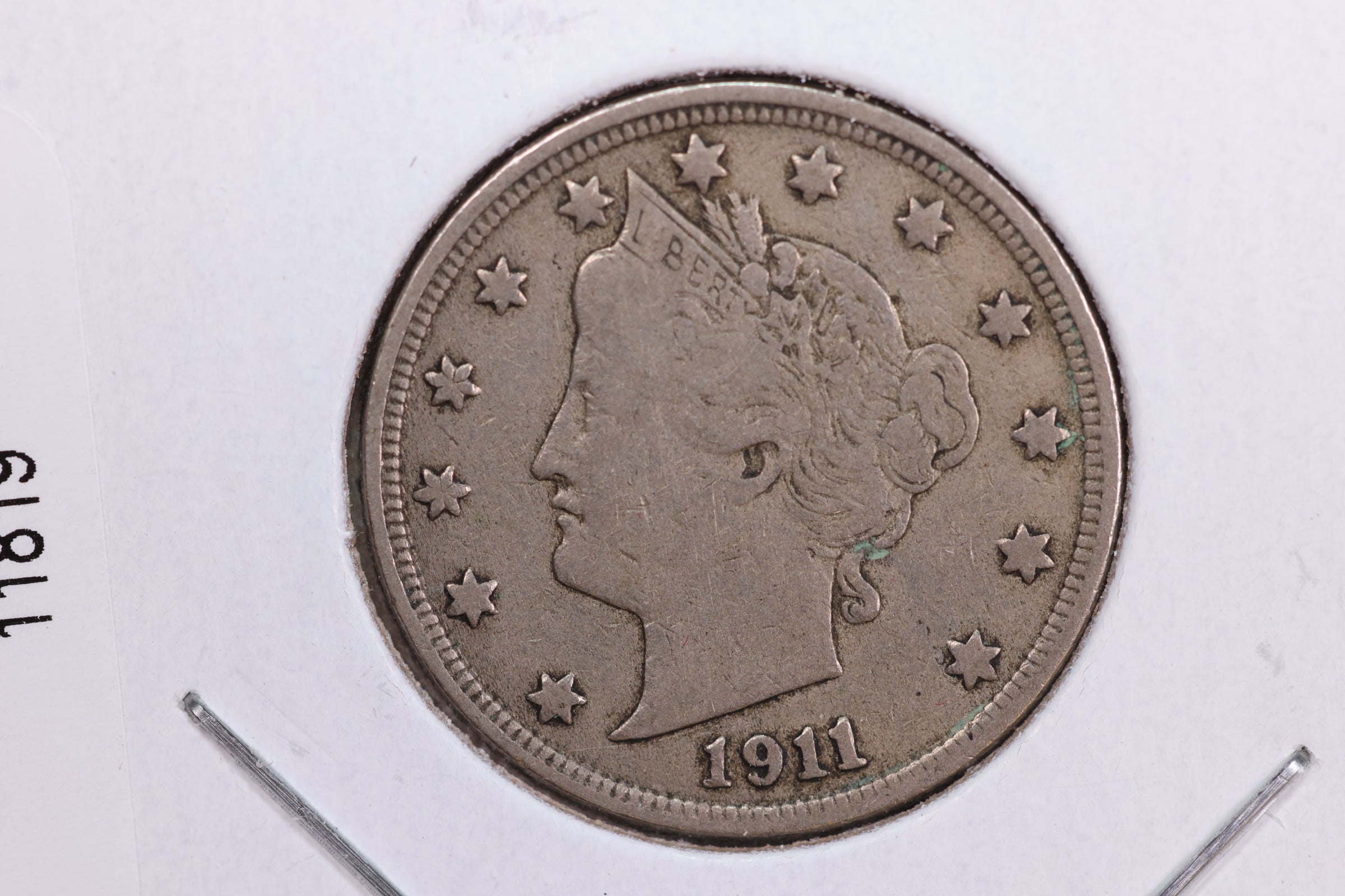 1911 Liberty Nickel, Circulated Collectible Coin. Store #11819