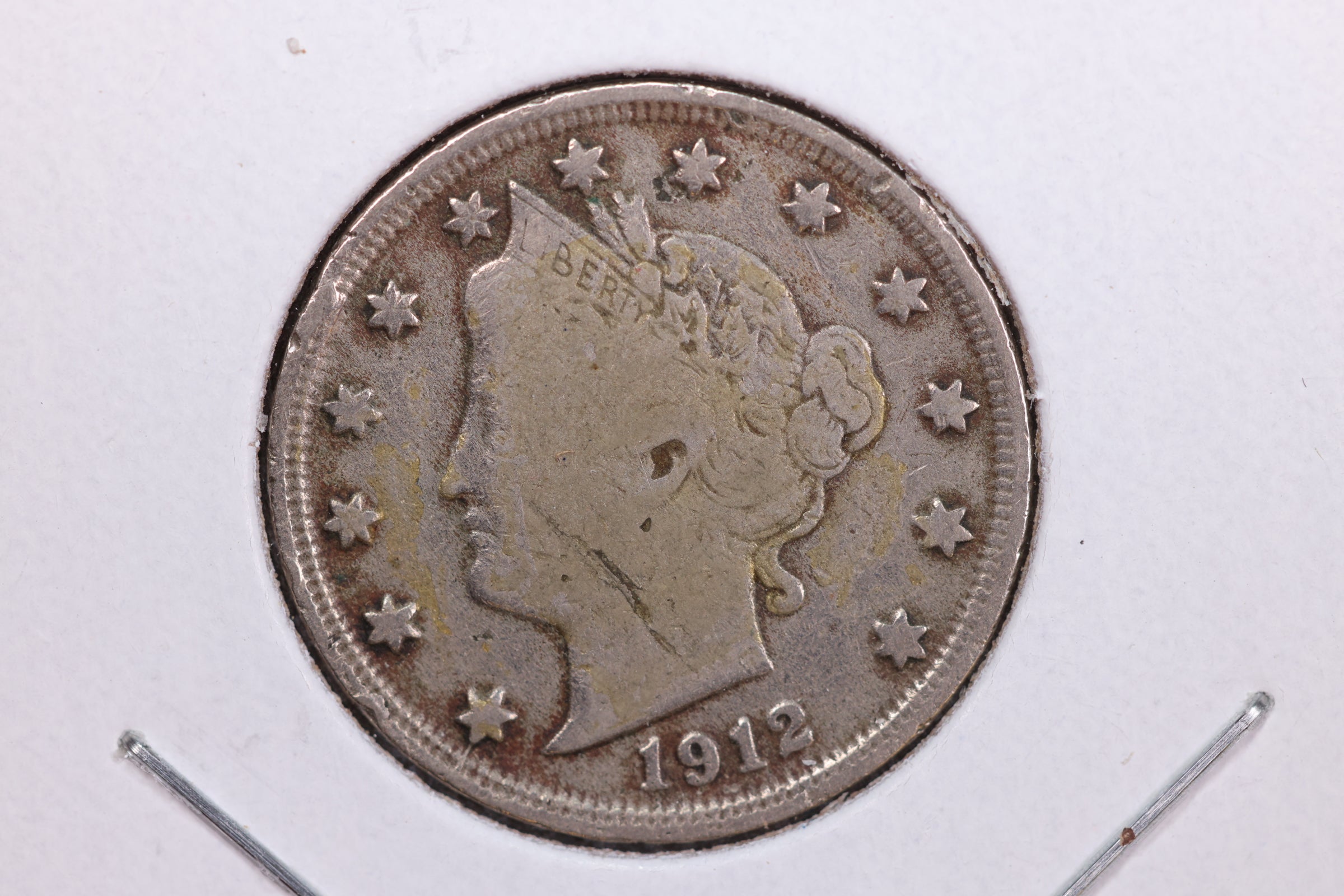 1912-S Liberty Nickel, Circulated Collectible Coin. Store #11855