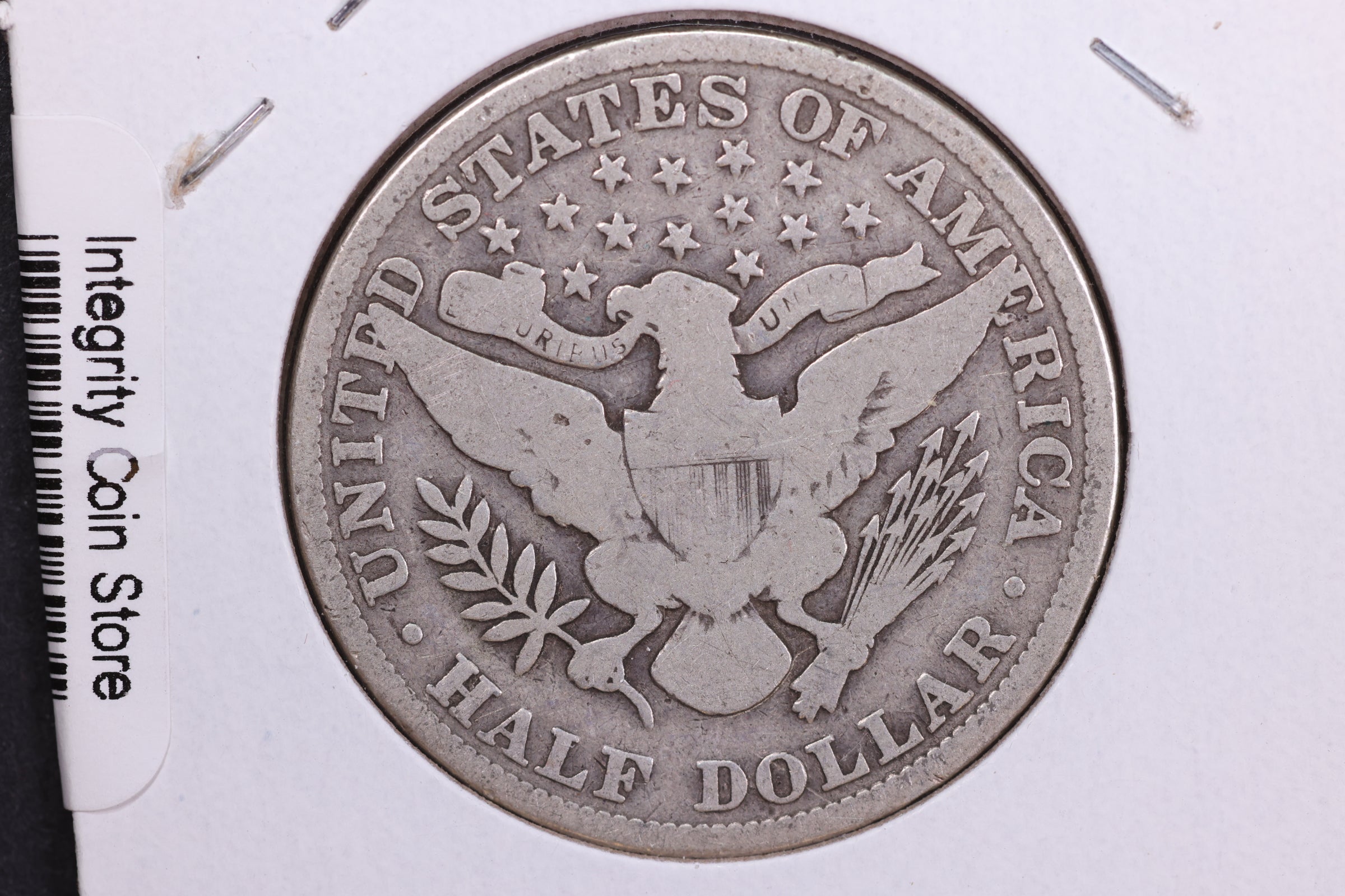 1907 Barber Half Dollar, Very Good Circulated Coin, Store #HR370
