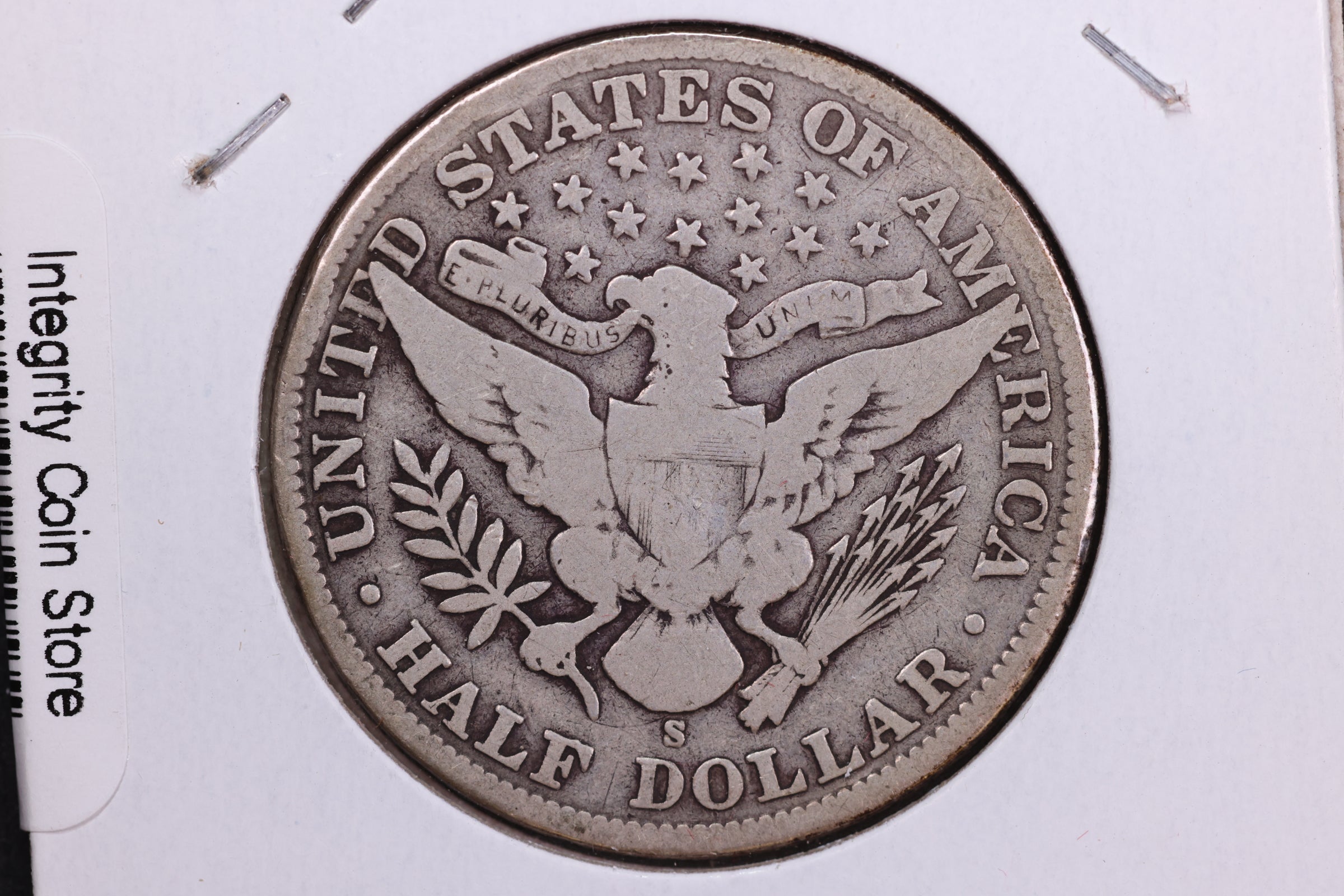 1908-S Barber Half Dollar. Affordable Collectible Coin. Store # HR391