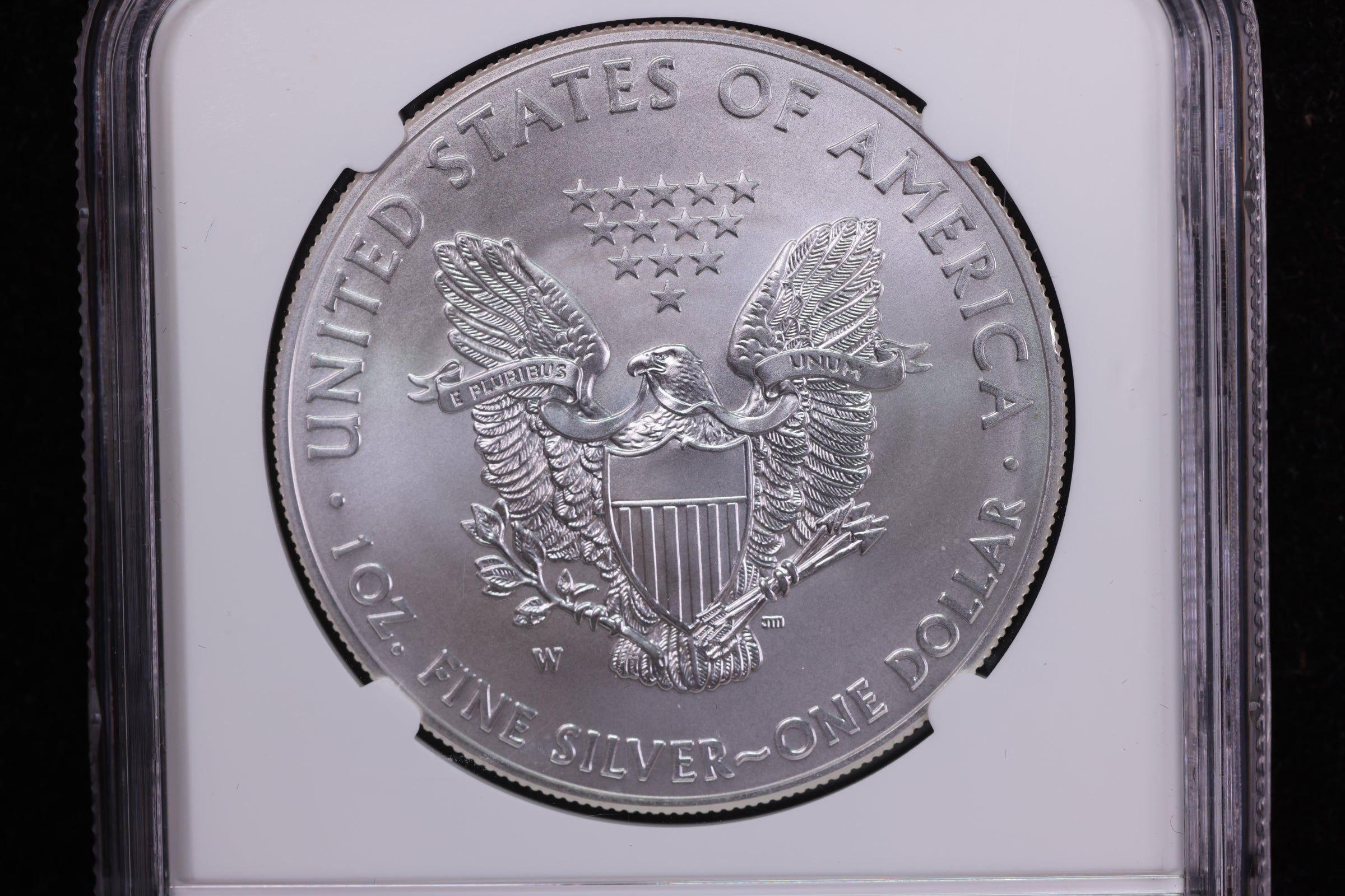 2014-W American Silver Eagle, Burnished Strike. NGC MS70, Store #08749