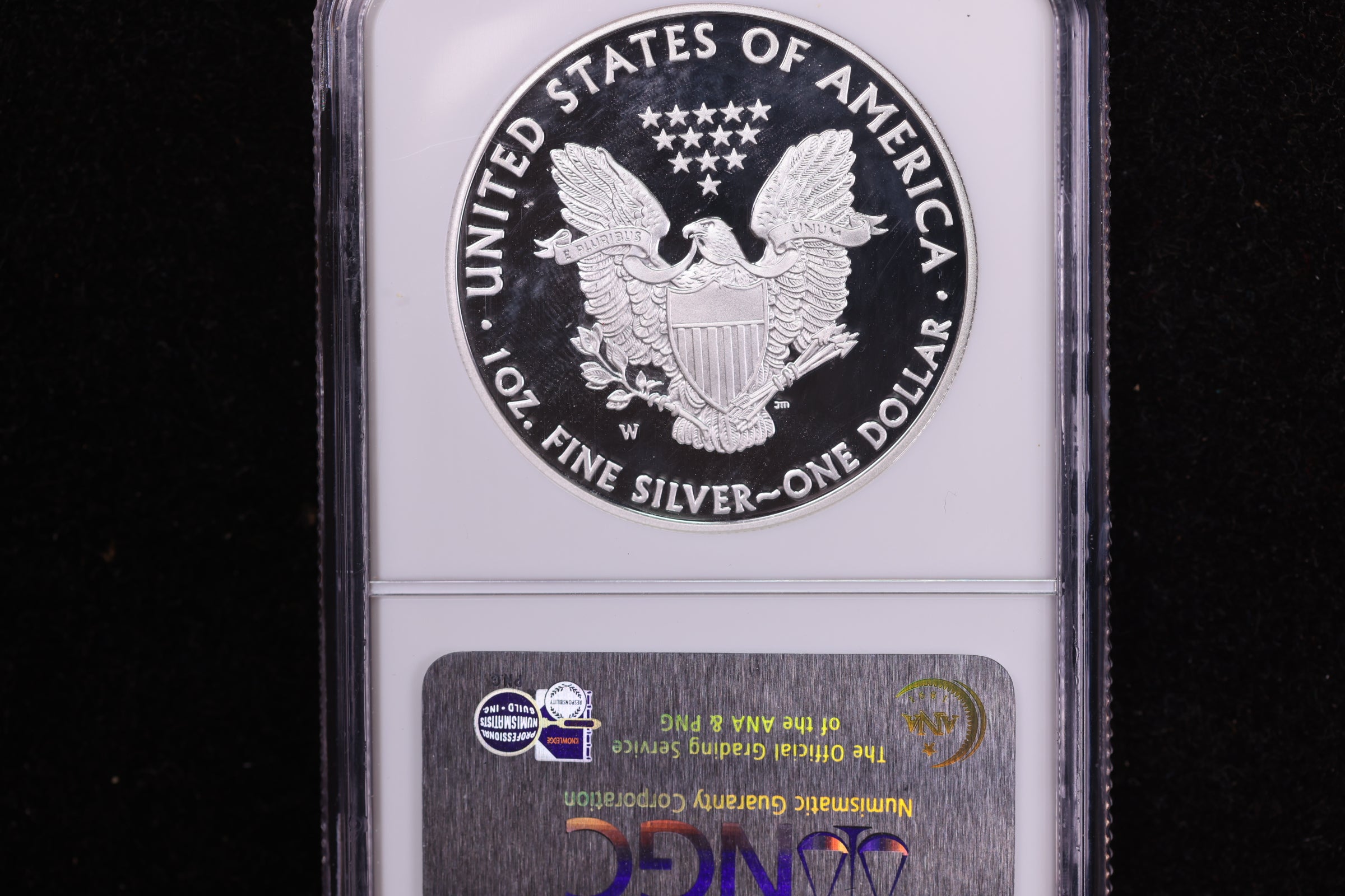 2008-W American Silver Eagle, NGC PF70 Ultra Cameo, Store #AE0109