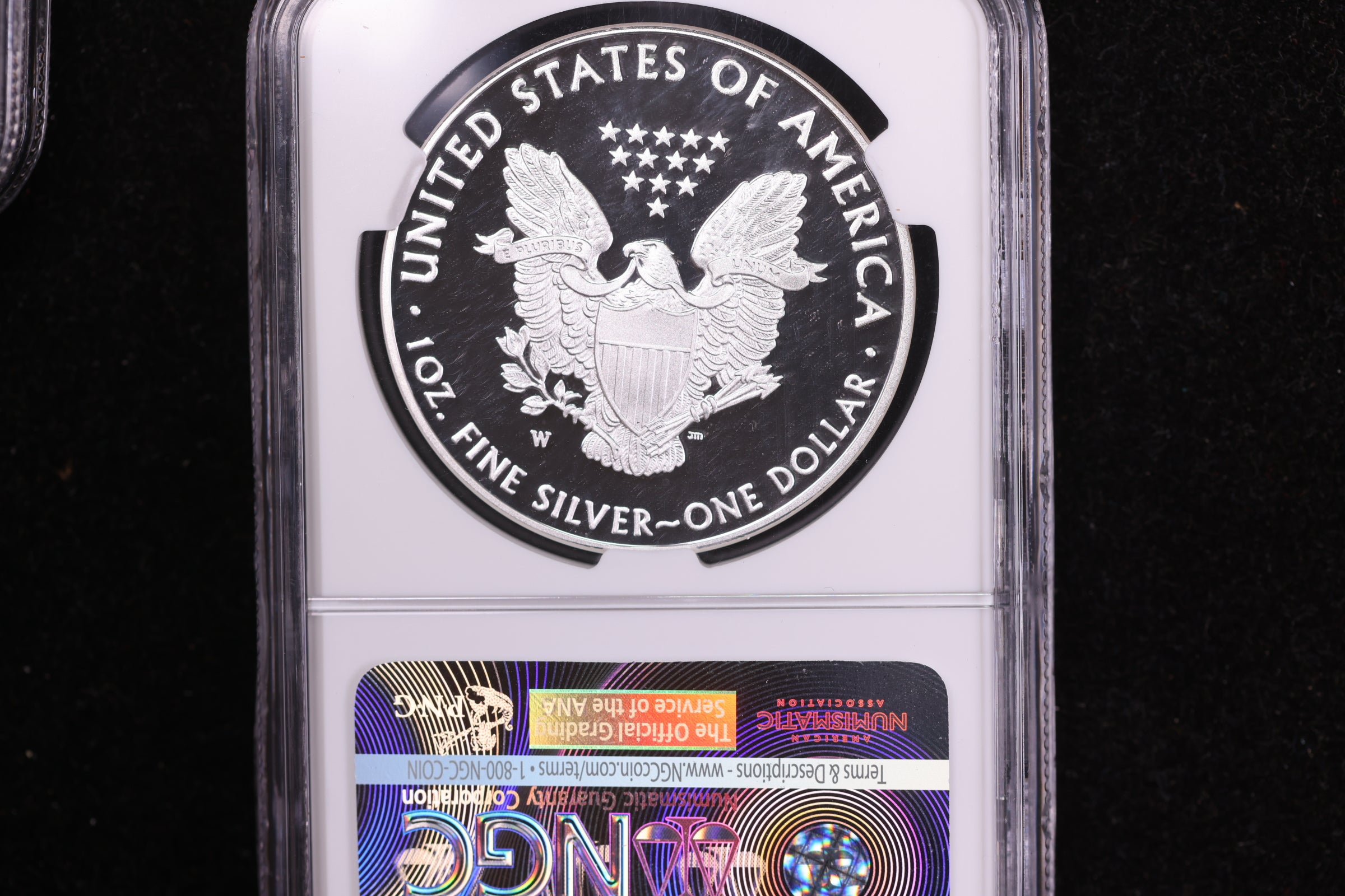 2016-W American Silver Eagle, First Day of Issue, Lettered Edge, NGC PF70 Ultra Cameo, Store #12178