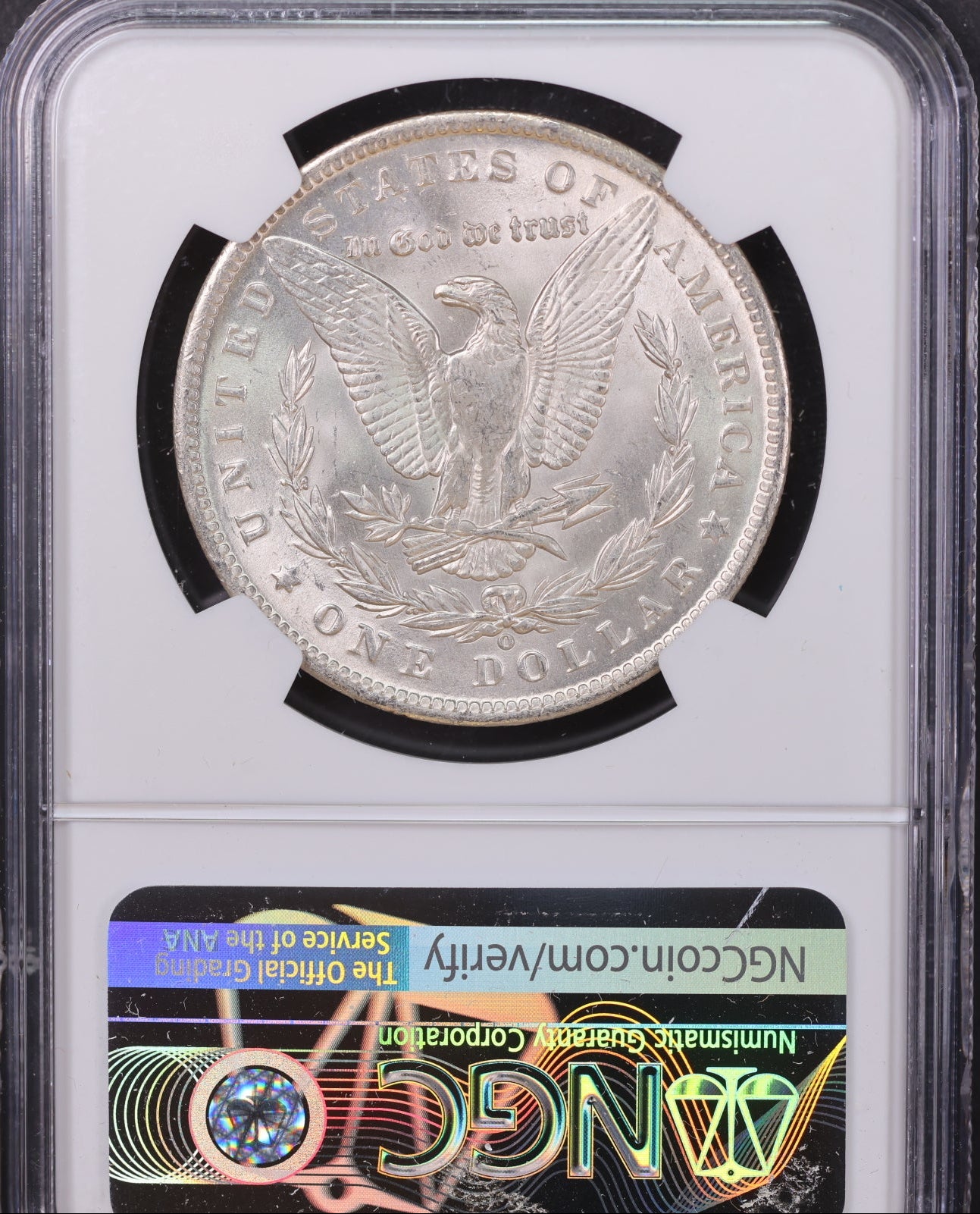 1890-O Morgan Silver Dollar, NGC MS63. Uncirculated Coin, Store #DR0577.