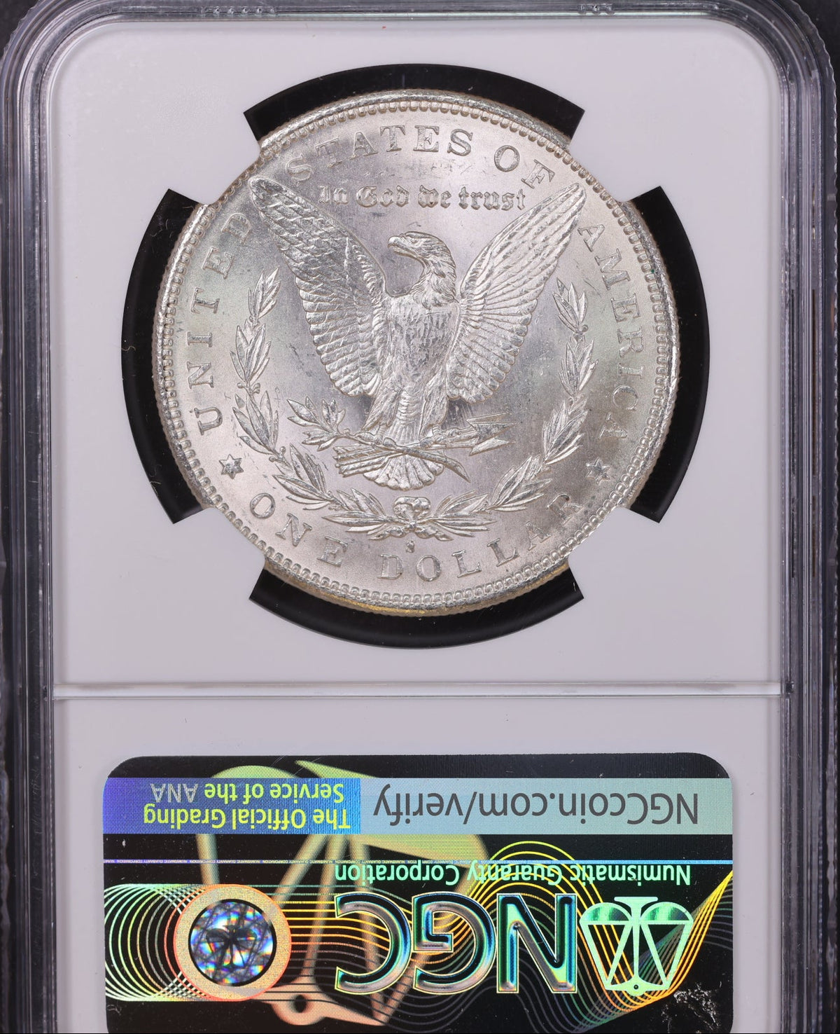 1897-S Morgan Silver Dollar, NGC Graded MS63. Uncirculated Coin, Store #DR0611