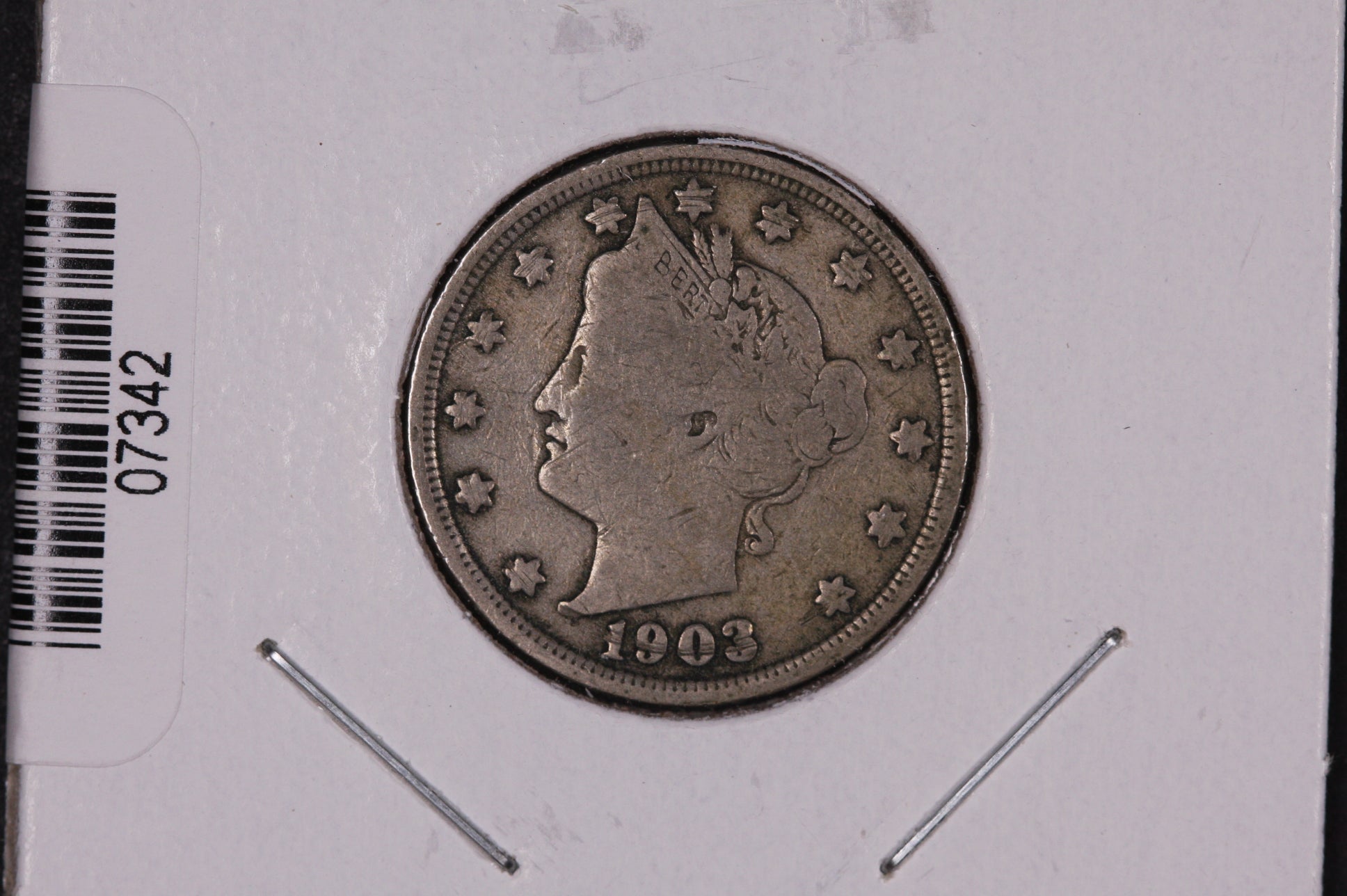 1903 Liberty Nickel, Circulated Collectible Coin. Store #07342