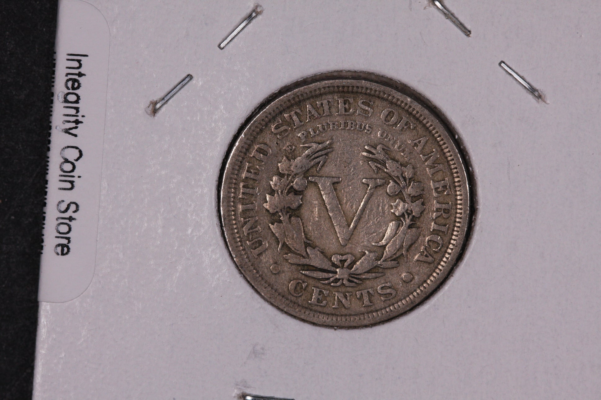 1912 Liberty Nickel, Circulated Collectible Coin. Store #07349