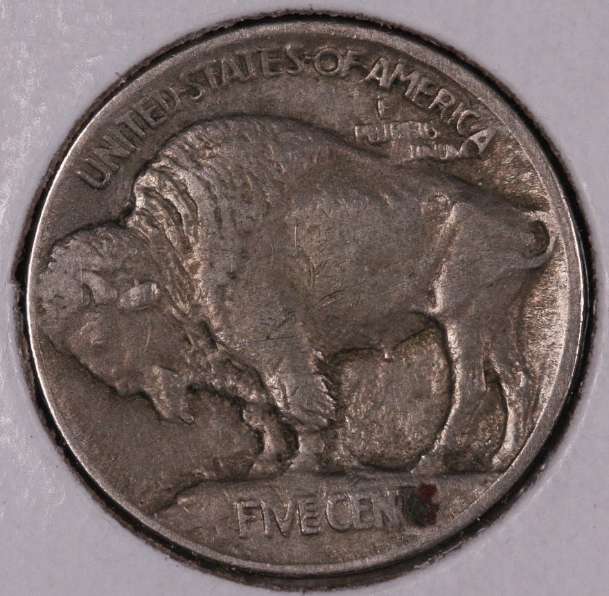 1913 Buffalo Nickel, Type 1, Circulated Collectible Coin. Store #NL259