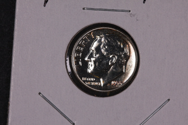 1955 Roosevelt Silver Dime, Proof Coin.  Store