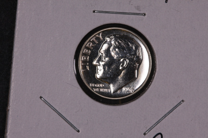 1956 Roosevelt Silver Dime, Proof Coin.  Store