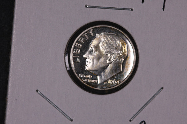 1964 Roosevelt Silver Dime, Proof Coin.  Store #09081