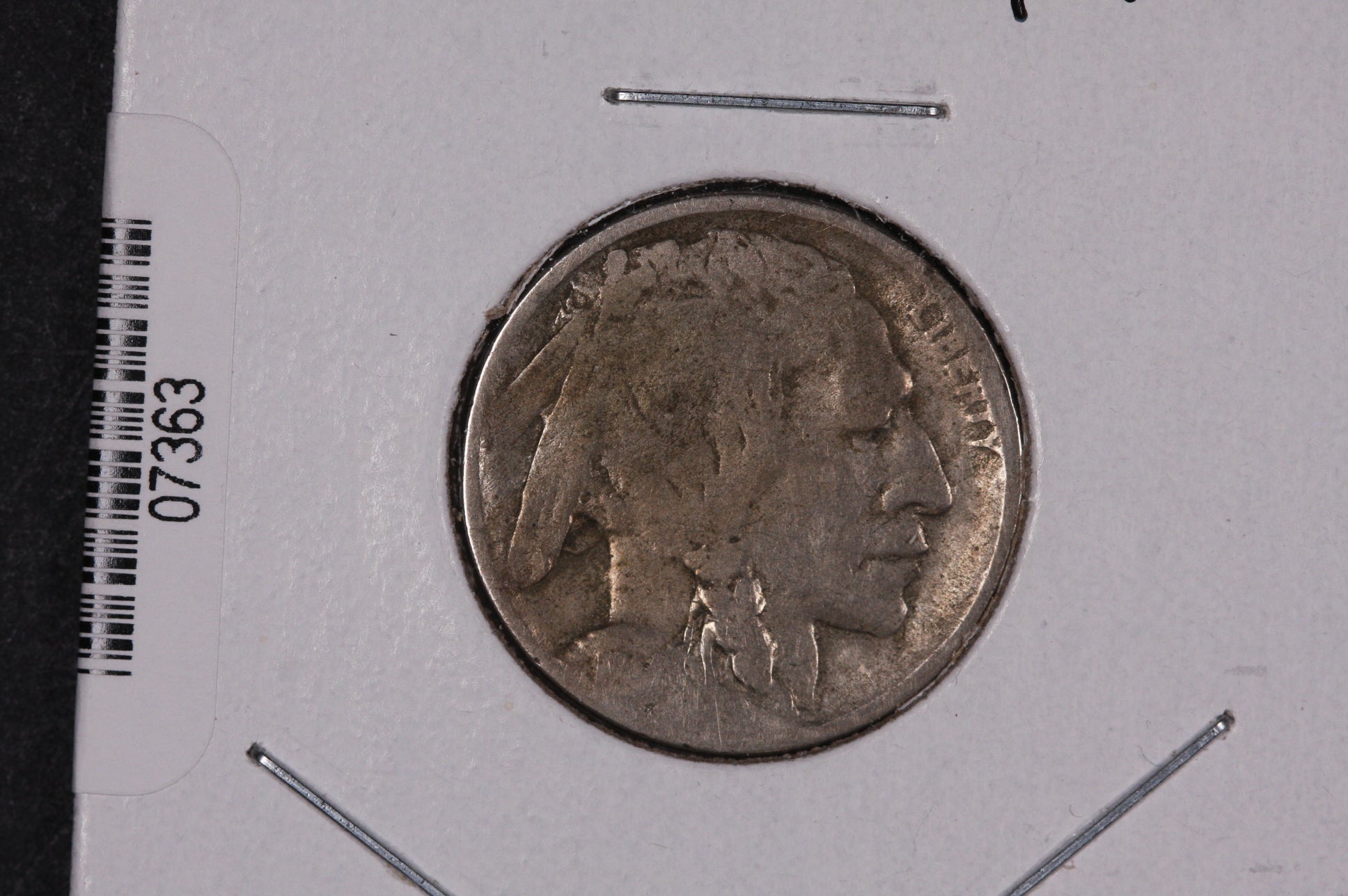 1914-D Buffalo Nickel, Average Circulated Coin. Store #07363