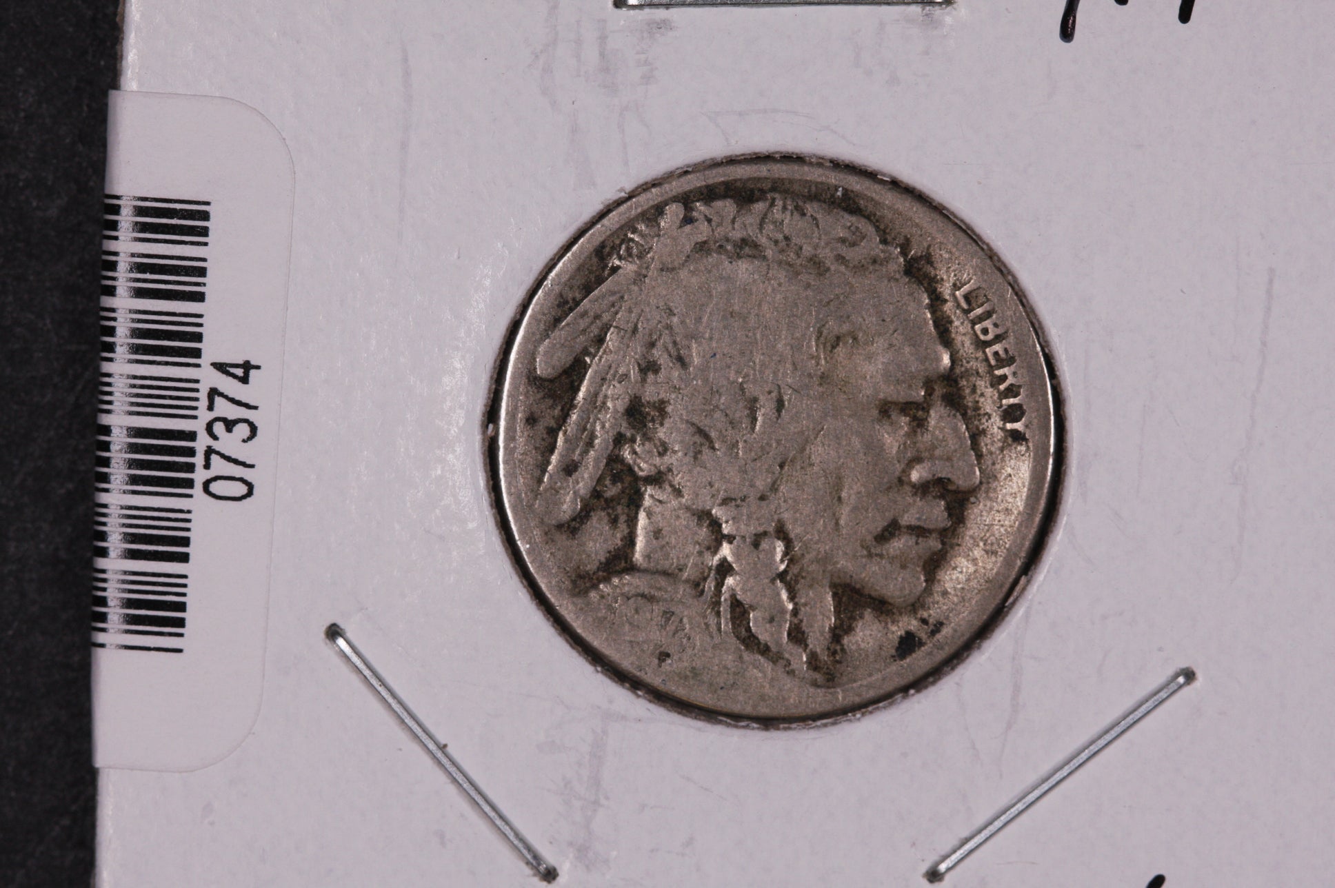 1917-S Buffalo Nickel, Average Circulated Coin. Store #07374