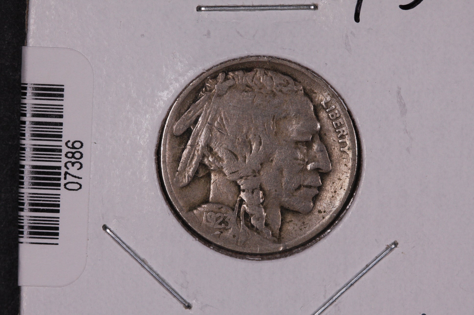1923 Buffalo Nickel, Average Circulated Coin. Store #07386