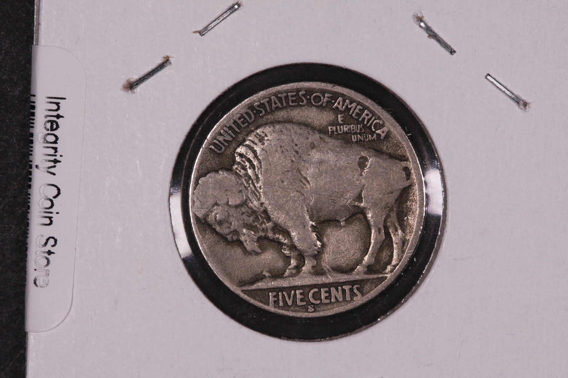 1923-S Buffalo Nickel, Average Circulated Coin. Store #07387