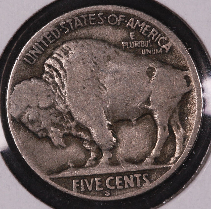 1923-S Buffalo Nickel, Very Good Circulated Coin. Store #NL811